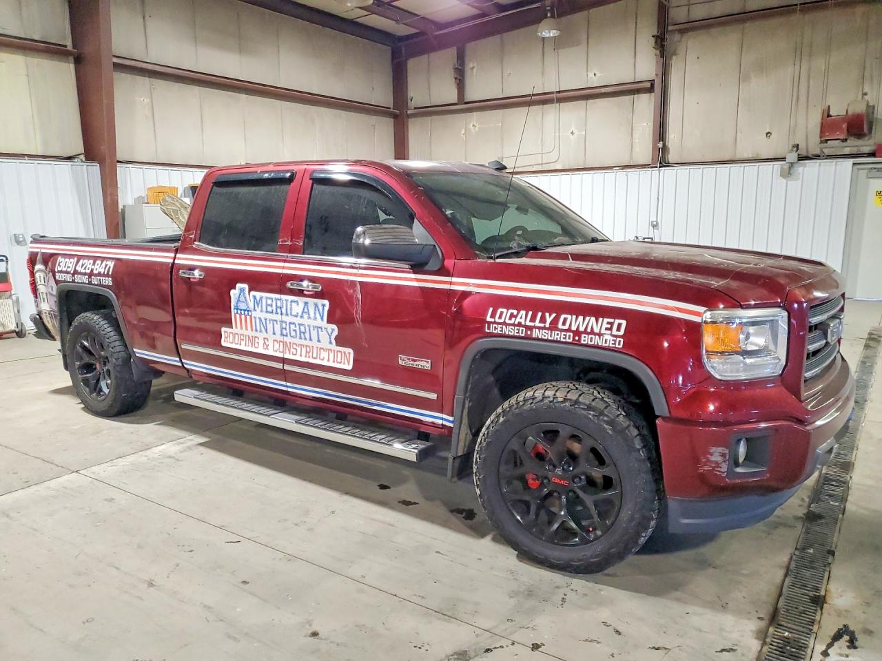 2015 Gmc Sierra K1500 Sle Бордовый vin: 3GTU2UEC8FG200537