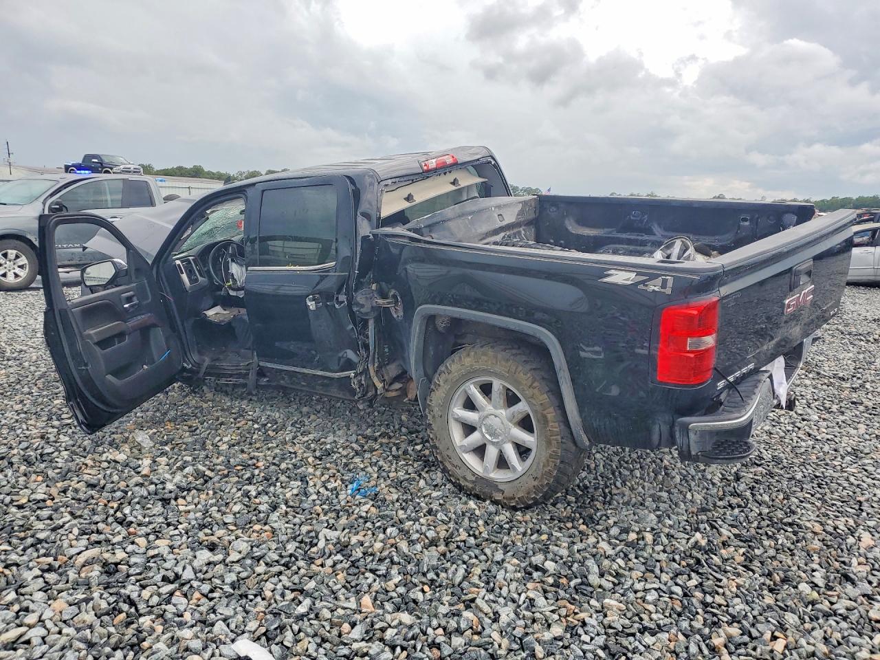 2015 Gmc Sierra K1500 Sle Black vin: 3GTU2UEC8FG208881