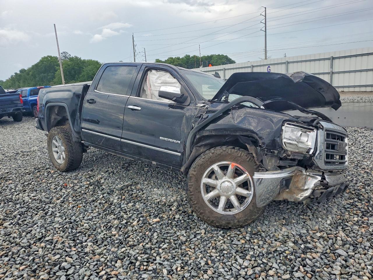 2015 Gmc Sierra K1500 Sle Black vin: 3GTU2UEC8FG208881