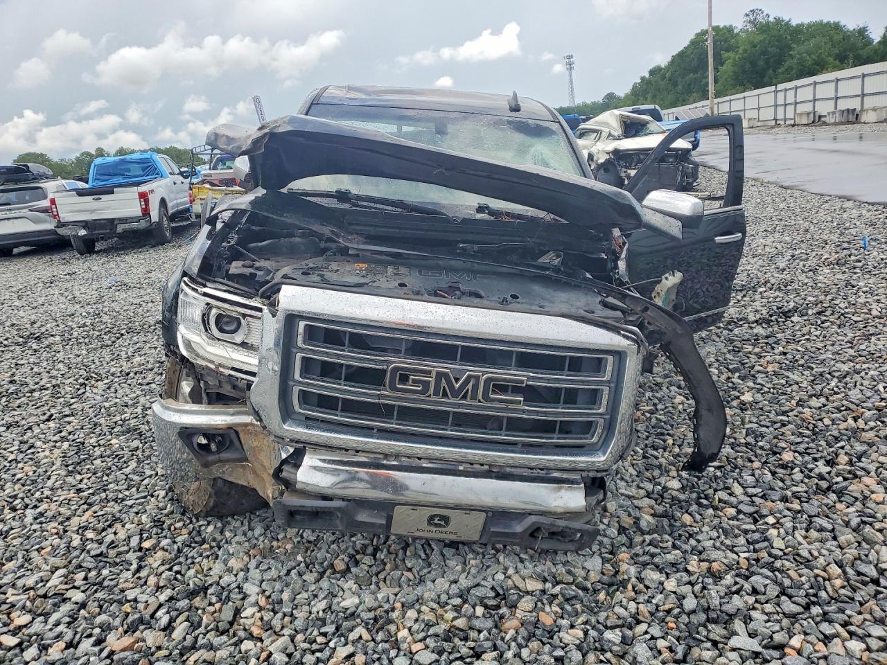 2015 Gmc Sierra K1500 Sle Black vin: 3GTU2UEC8FG208881