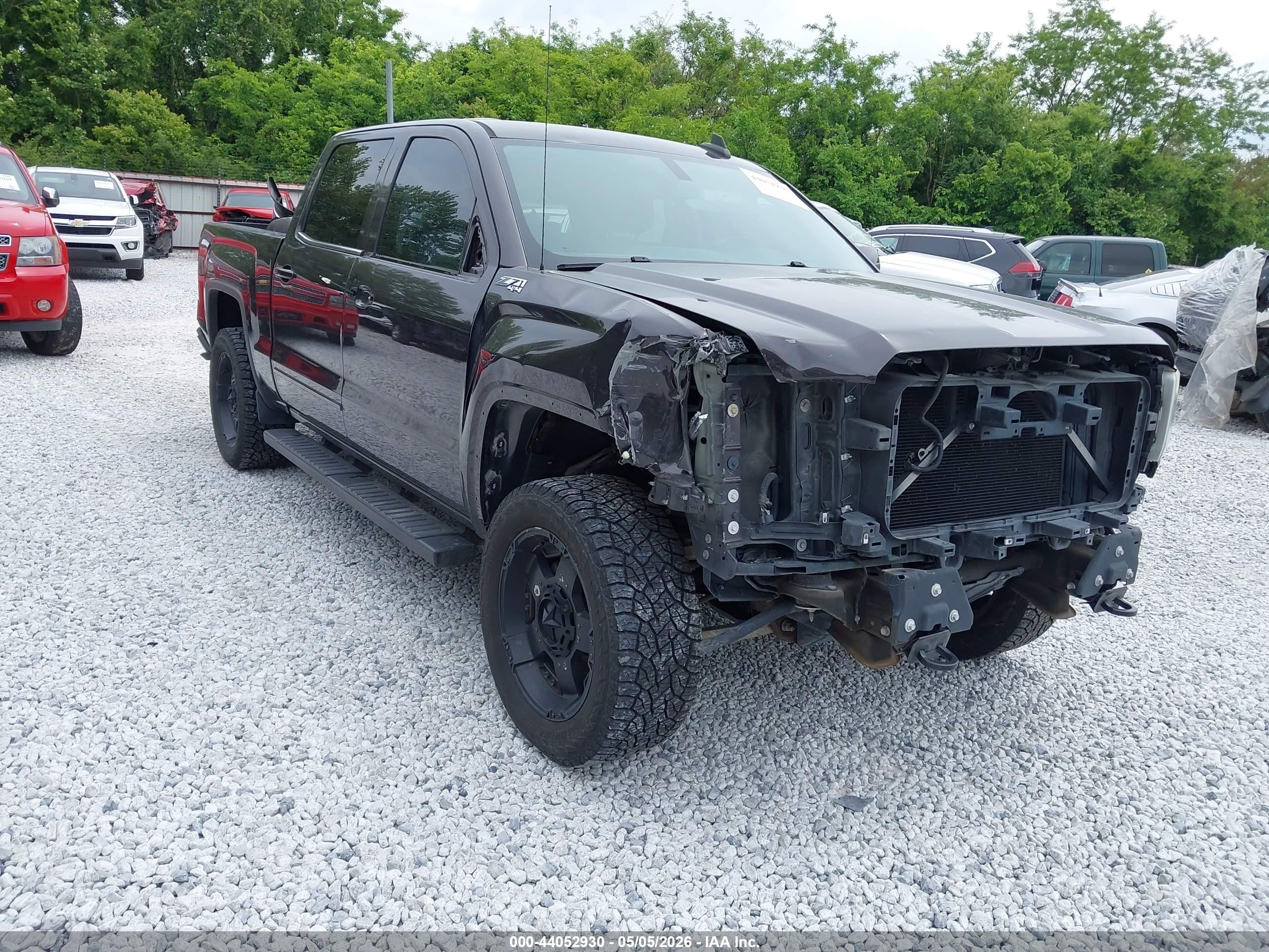 2015 Gmc Sierra 1500 Sle Black vin: 3GTU2UEC8FG496627