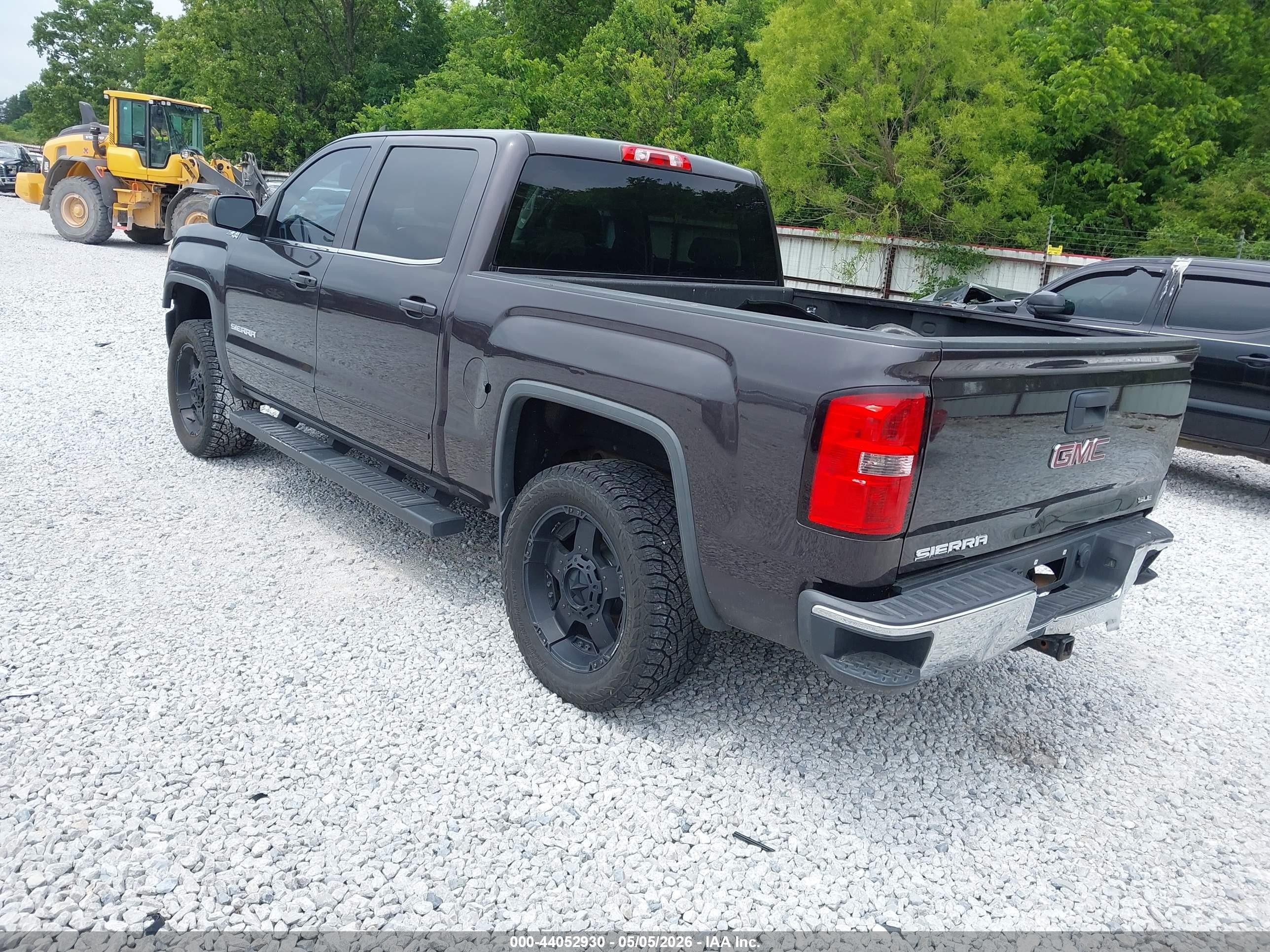 2015 Gmc Sierra 1500 Sle Black vin: 3GTU2UEC8FG496627