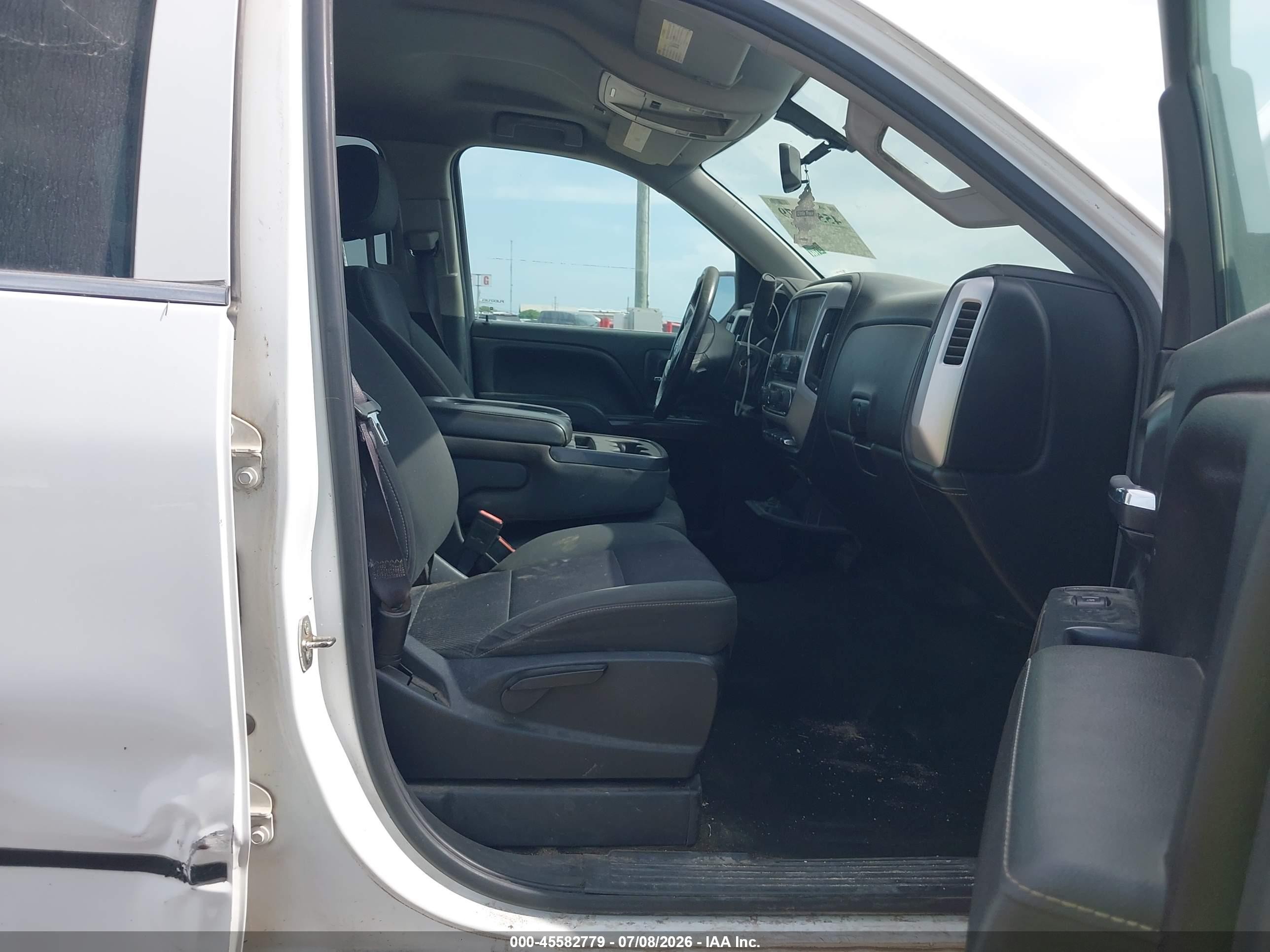 2014 Gmc Sierra 1500 Sle White vin: 3GTU2UEC9EG537152