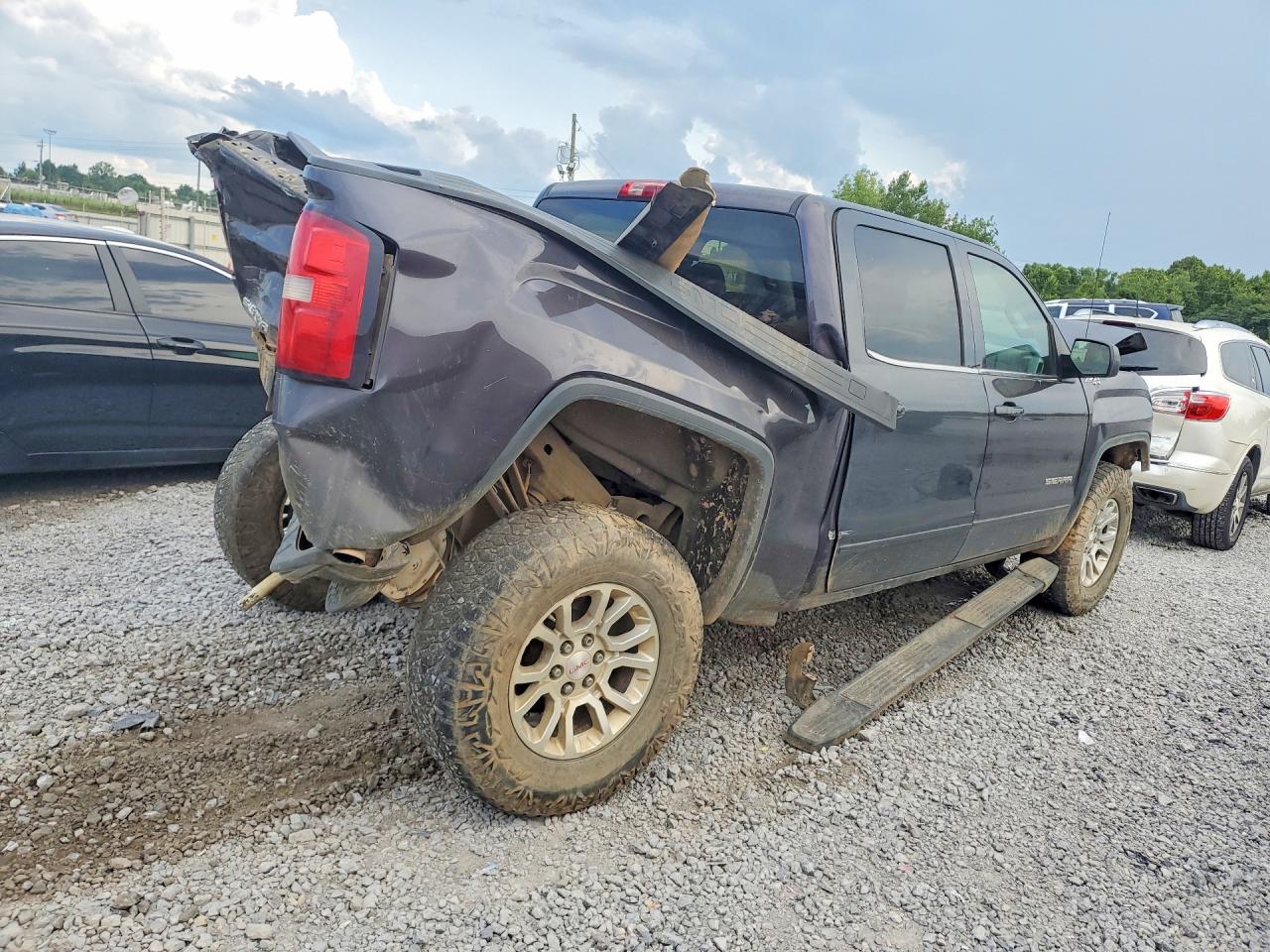 2014 Gmc Sierra K1500 Sle Gray vin: 3GTU2UEC9EG544649