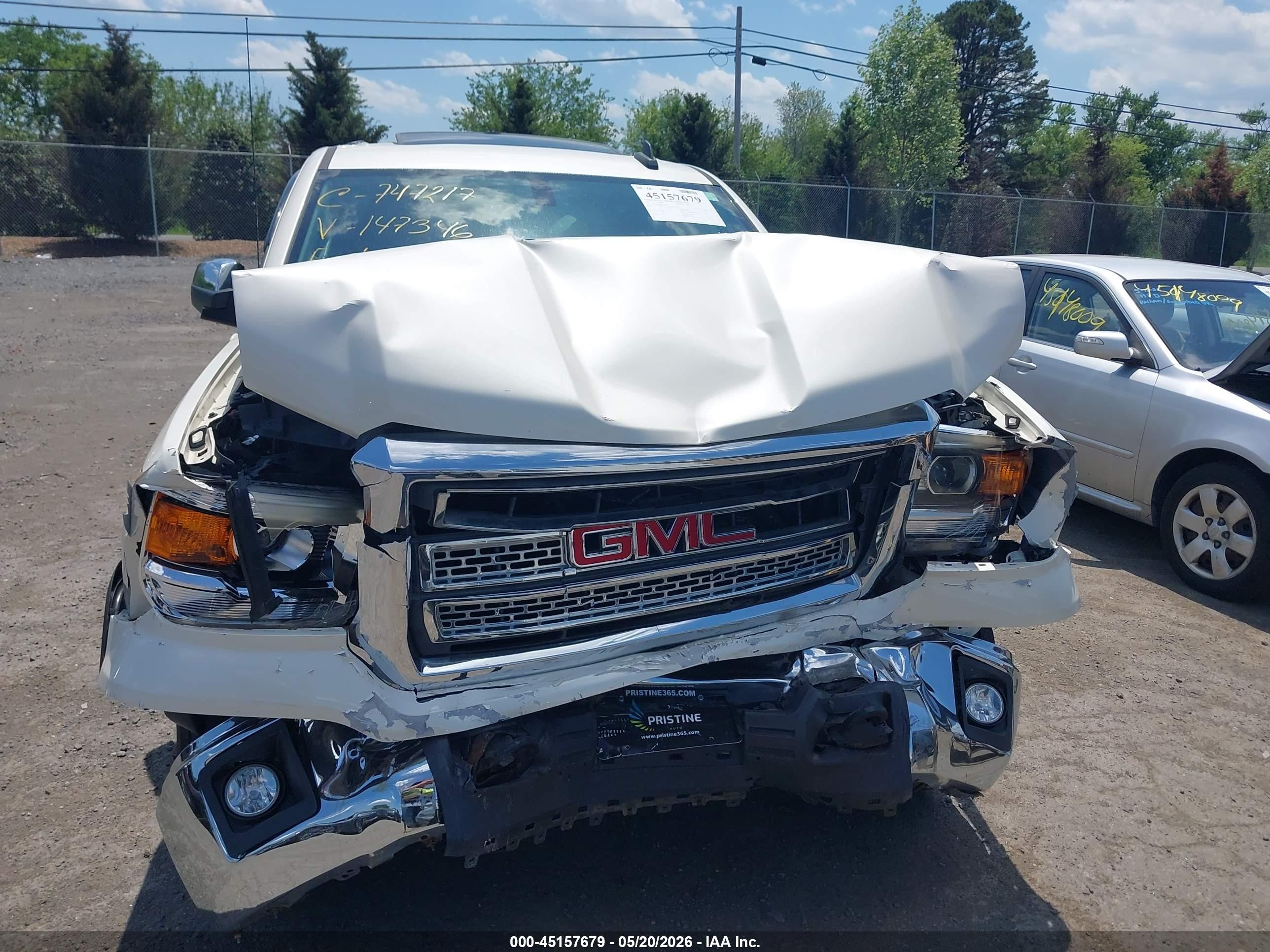 2015 Gmc Sierra 1500 Sle Белый vin: 3GTU2UEC9FG147346