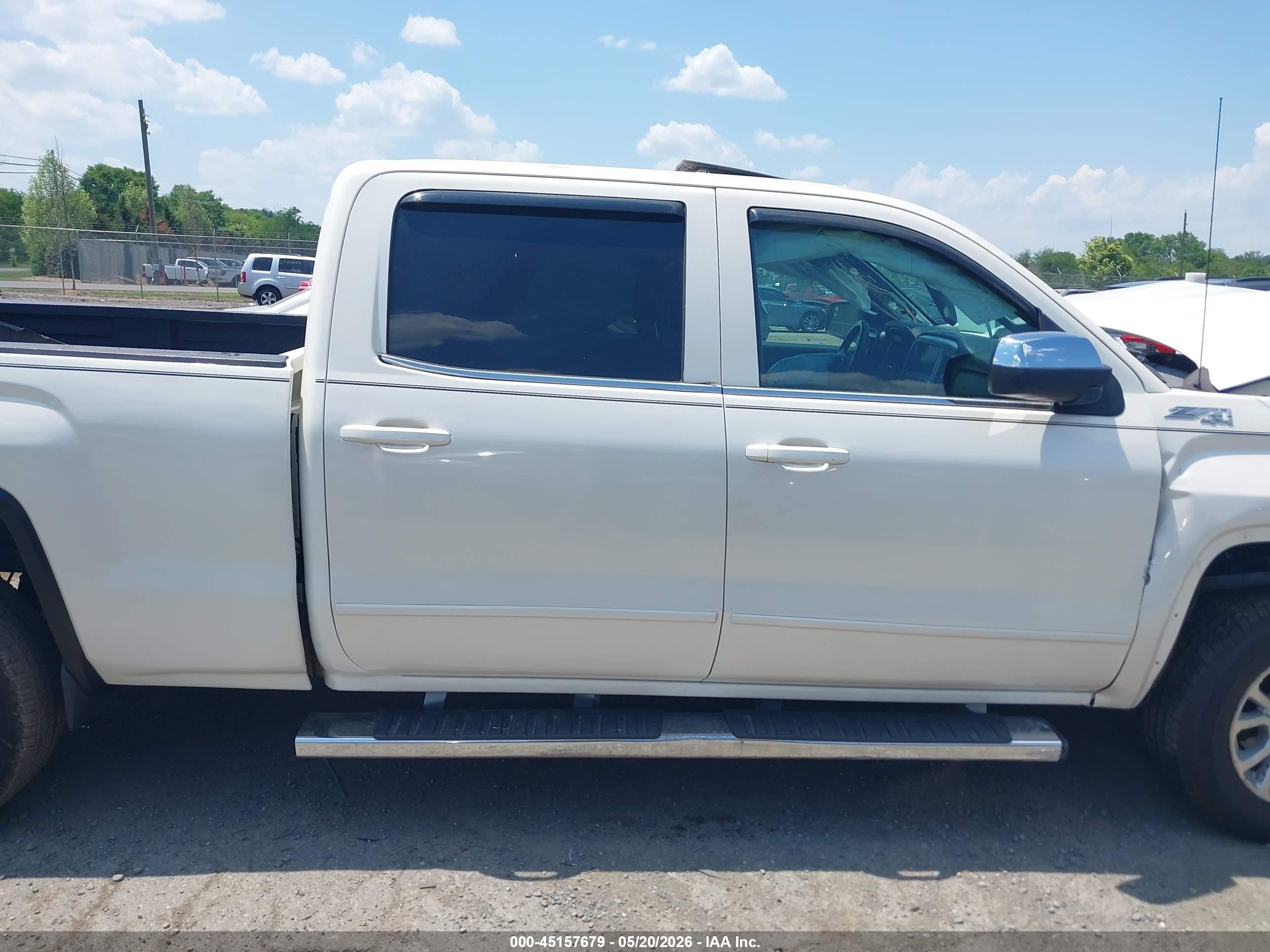 2015 Gmc Sierra 1500 Sle Белый vin: 3GTU2UEC9FG147346