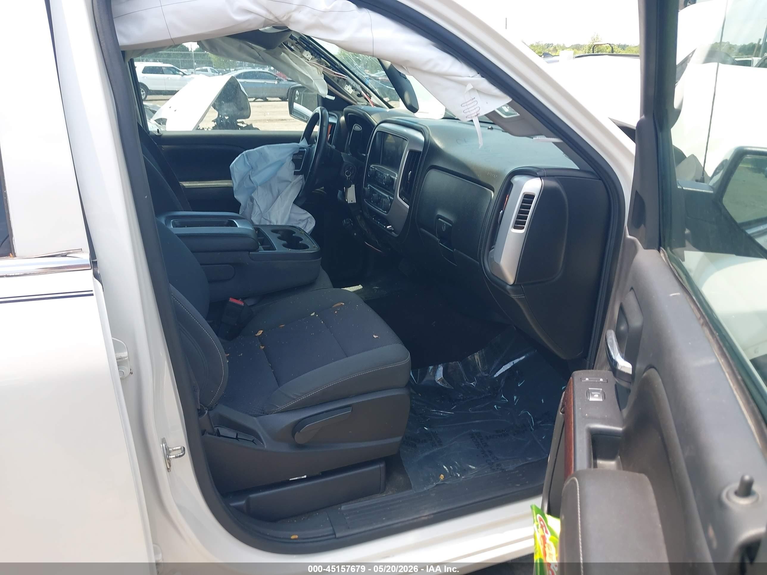 2015 Gmc Sierra 1500 Sle Белый vin: 3GTU2UEC9FG147346