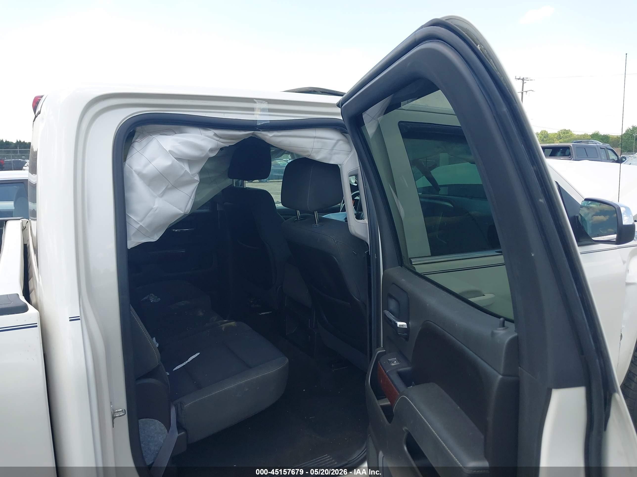 2015 Gmc Sierra 1500 Sle Белый vin: 3GTU2UEC9FG147346