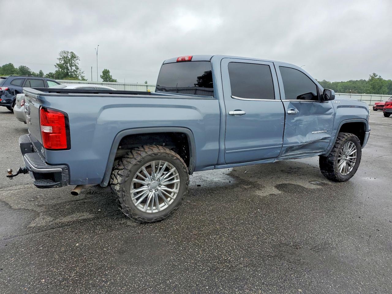 2015 Gmc Sierra K1500 Sle Blue vin: 3GTU2UEC9FG366176