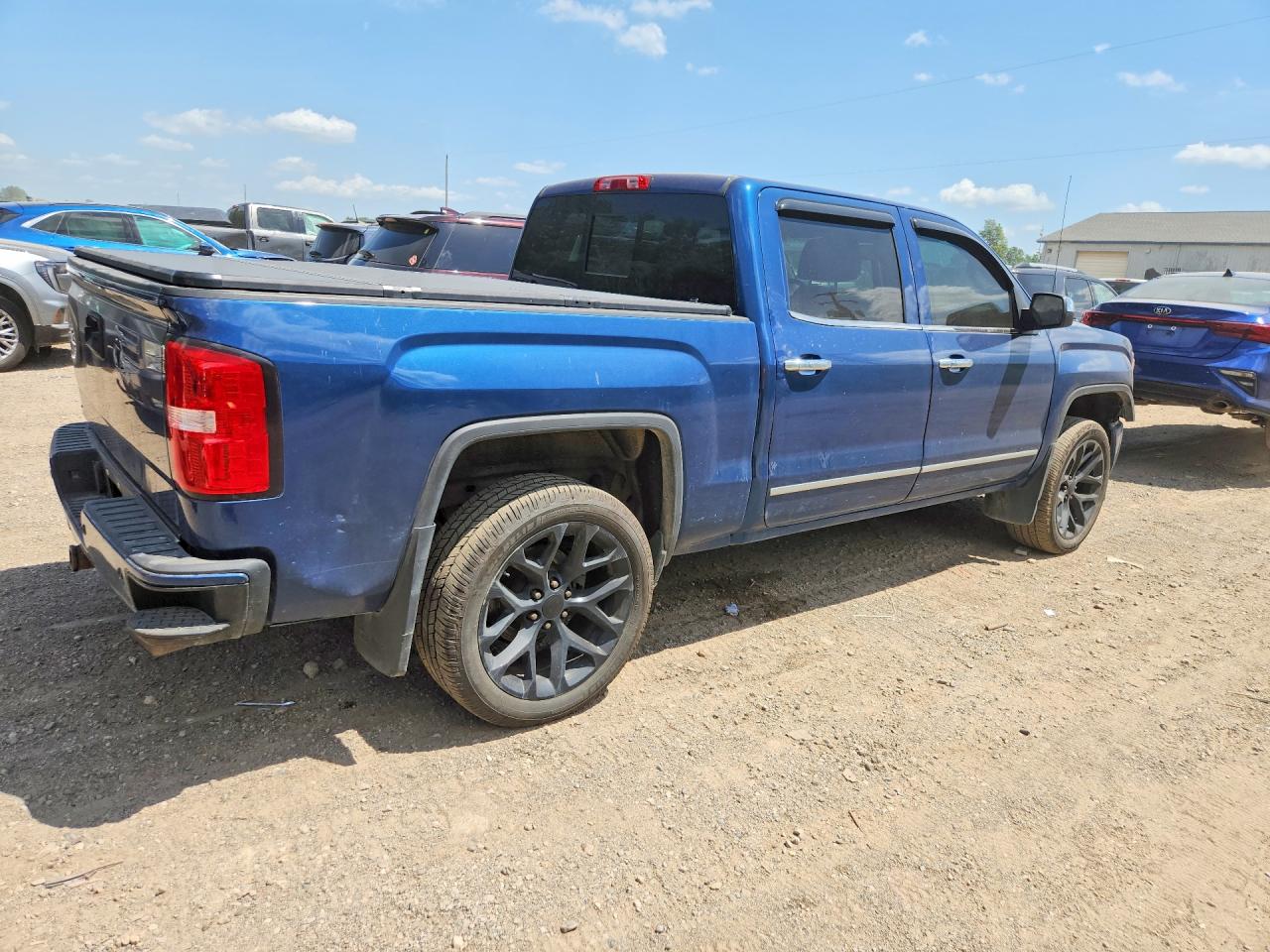2015 Gmc Sierra K1500 Sle Синий vin: 3GTU2UEC9FG369921