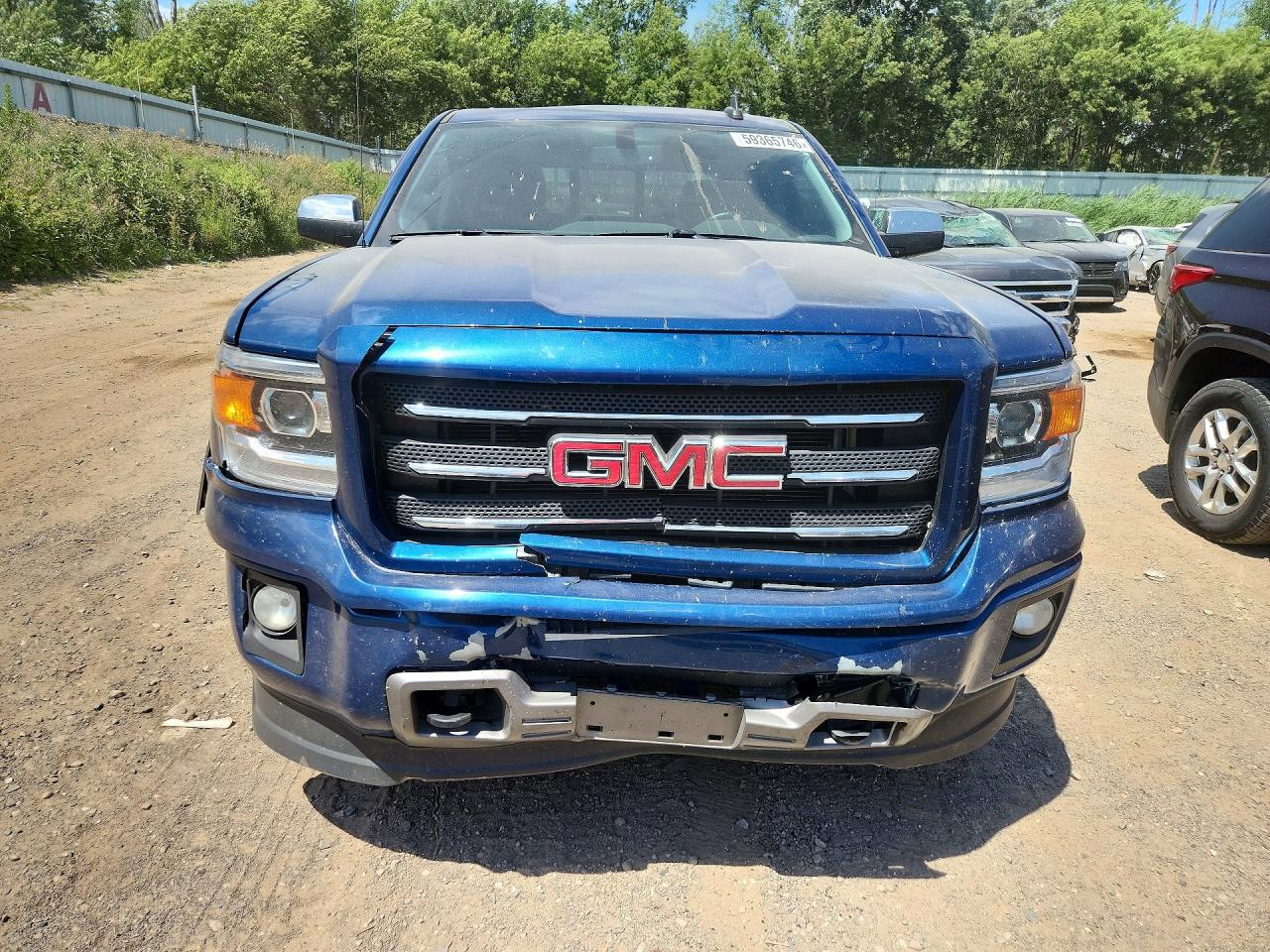 2015 Gmc Sierra K1500 Sle Синий vin: 3GTU2UEC9FG369921