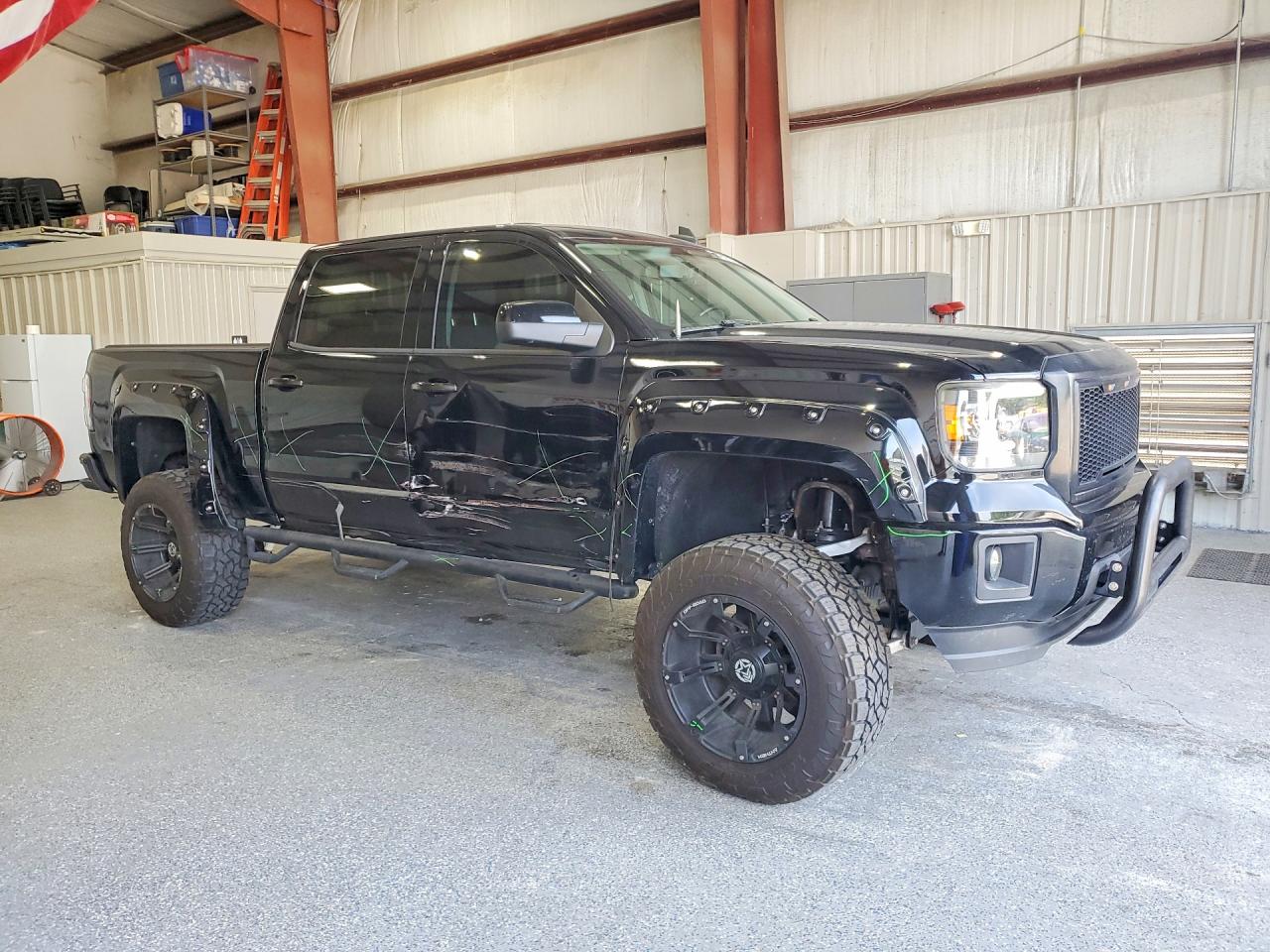 2015 Gmc Sierra K1500 Sle Black vin: 3GTU2UEC9FG485782