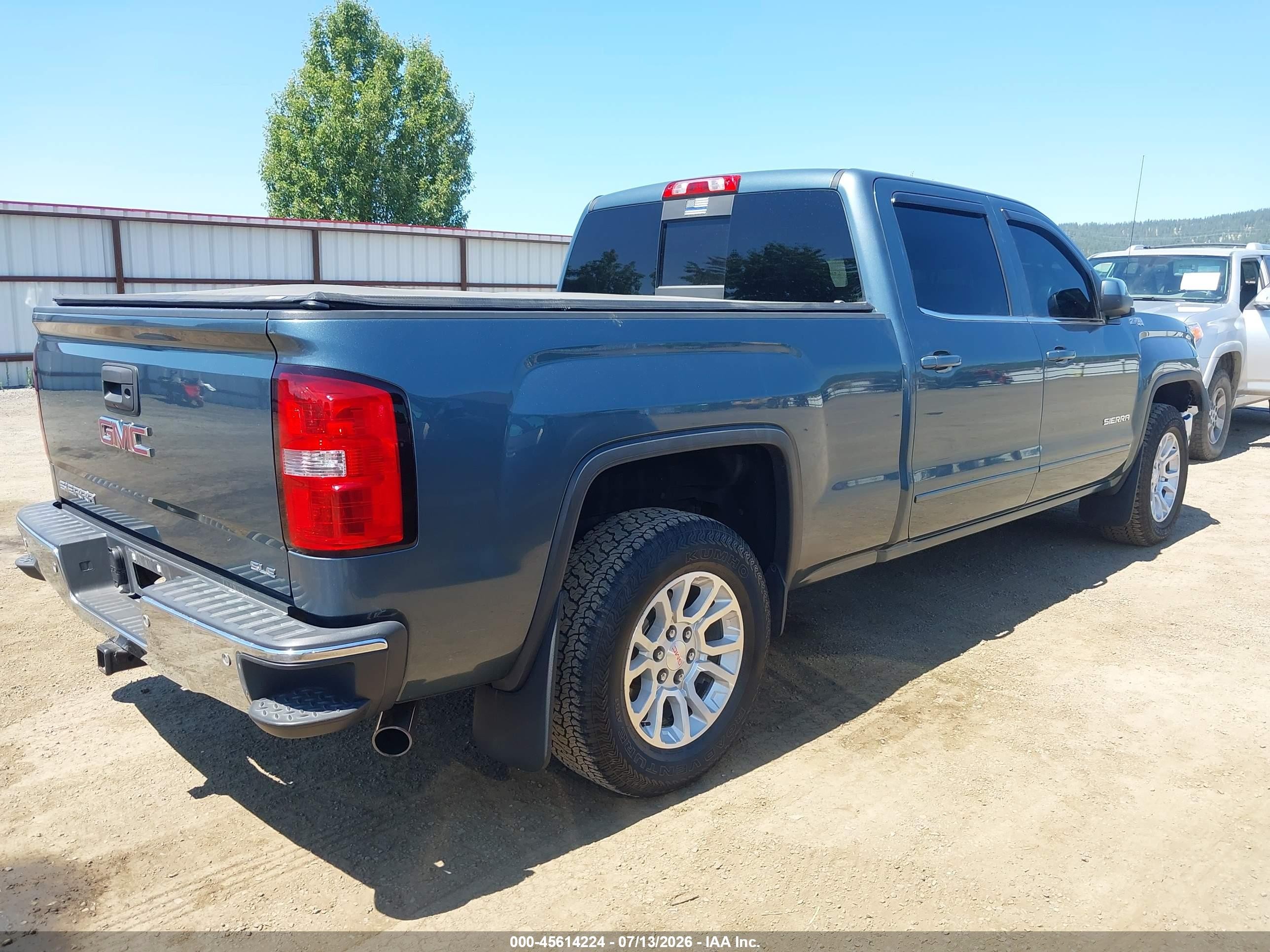 2014 Gmc Sierra 1500 Sle Синий vin: 3GTU2UECXEG208640