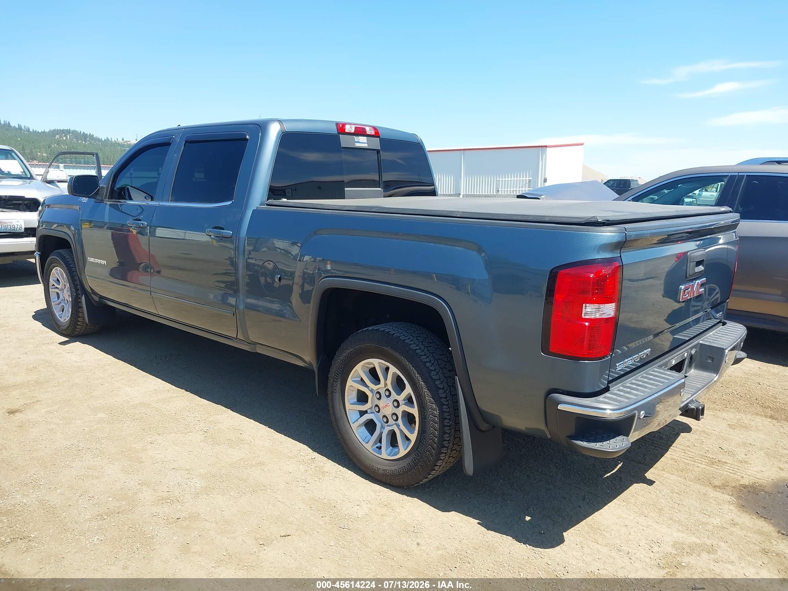2014 Gmc Sierra 1500 Sle Синий vin: 3GTU2UECXEG208640
