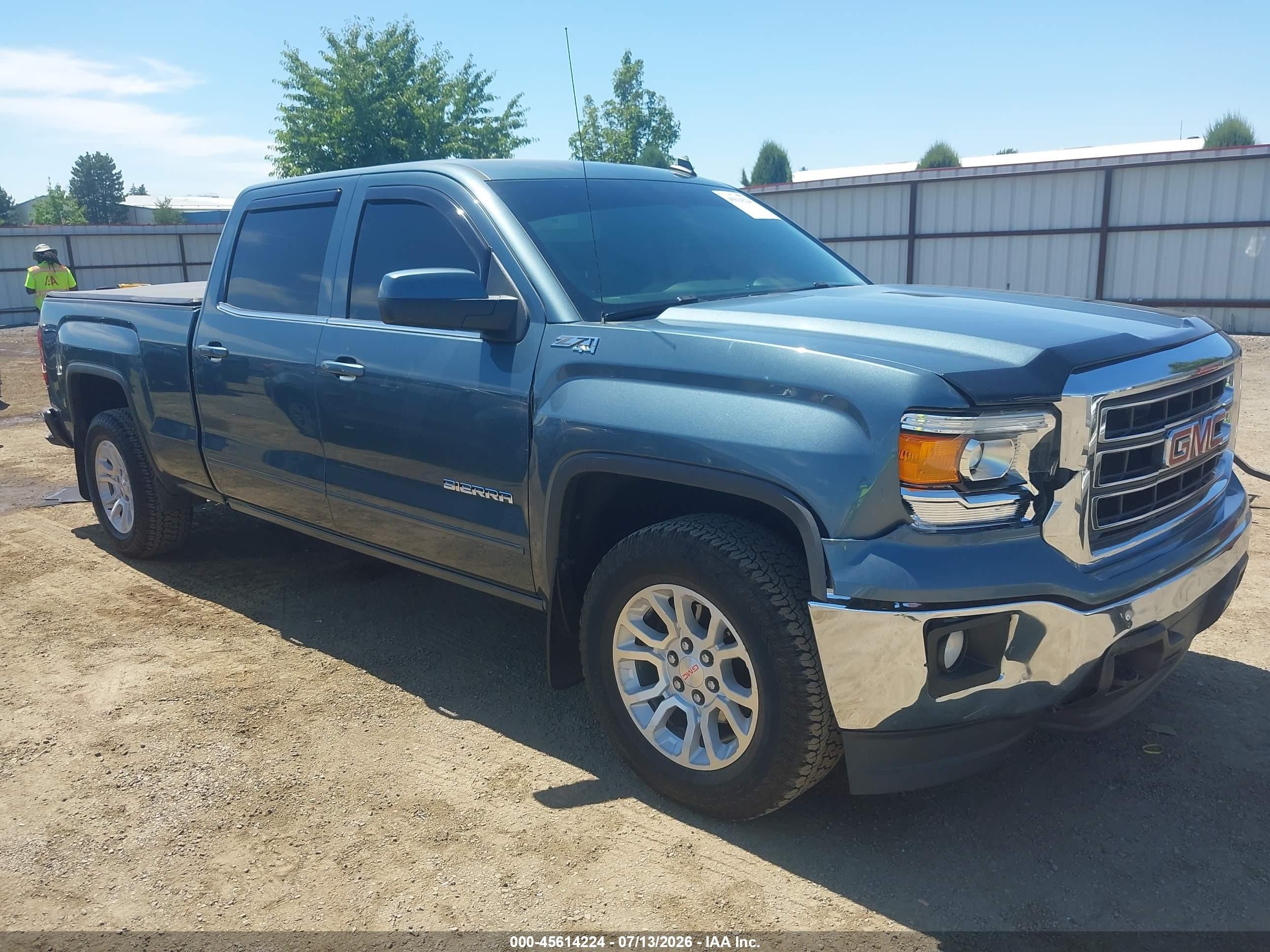 2014 Gmc Sierra 1500 Sle Синий vin: 3GTU2UECXEG208640