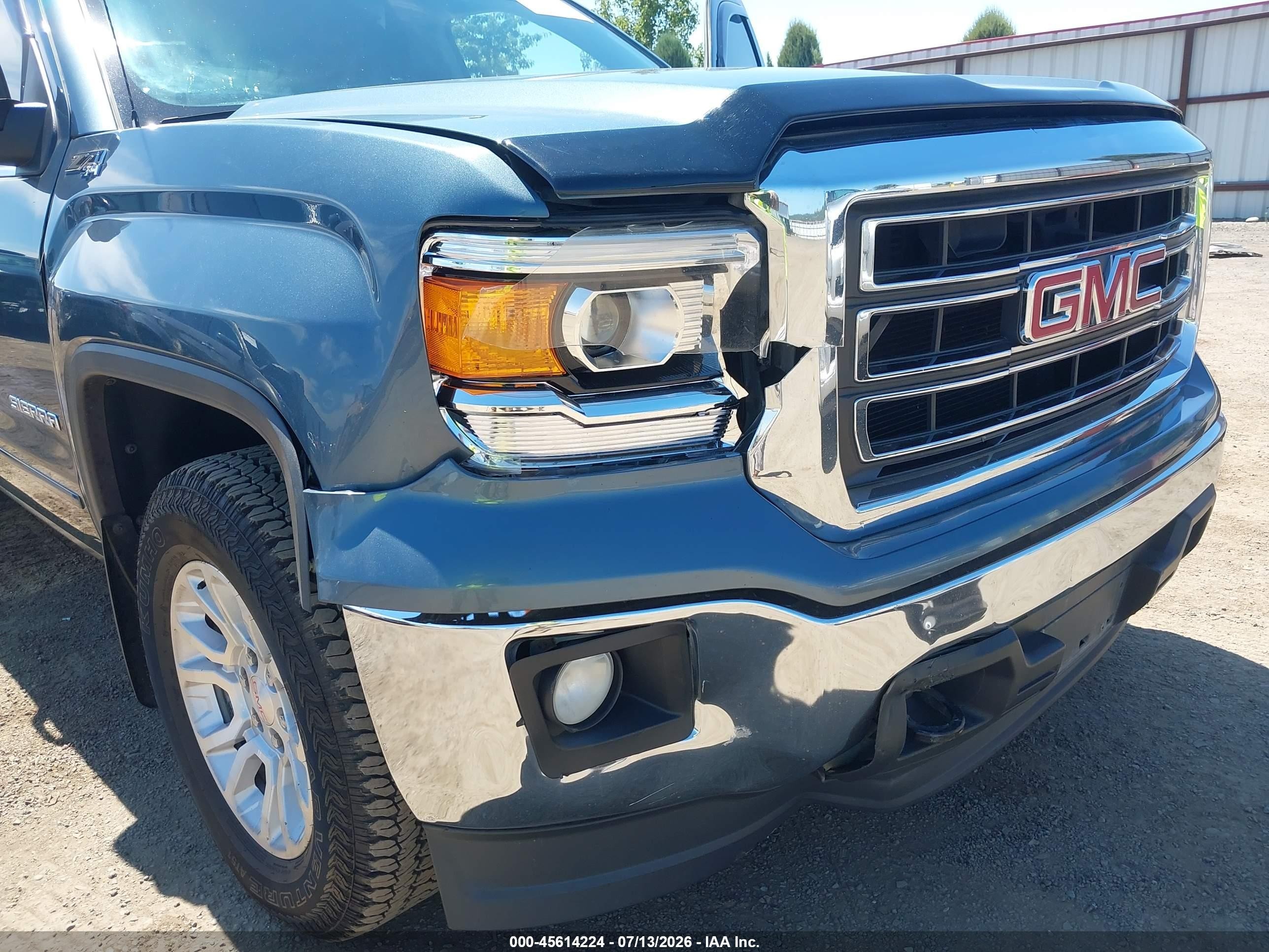 2014 Gmc Sierra 1500 Sle Синий vin: 3GTU2UECXEG208640