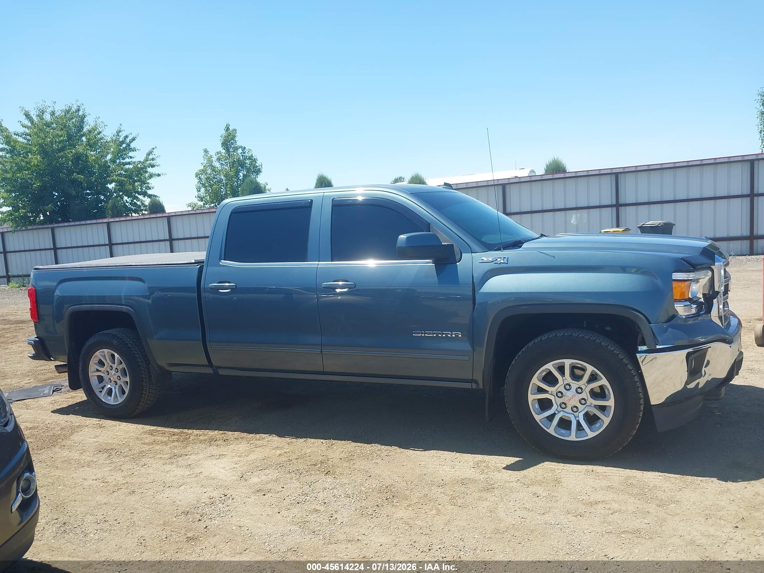 2014 Gmc Sierra 1500 Sle Синий vin: 3GTU2UECXEG208640