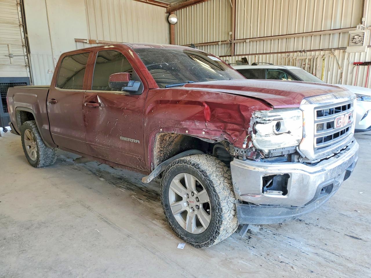 2014 Gmc Sierra K1500 Sle Maroon vin: 3GTU2UECXEG352236