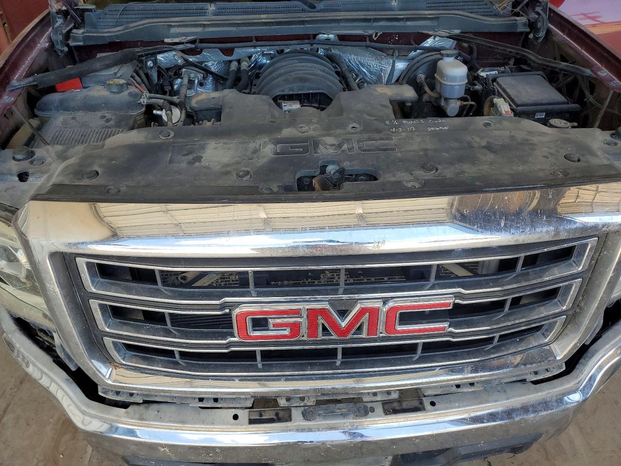 2014 Gmc Sierra K1500 Sle Maroon vin: 3GTU2UECXEG352236
