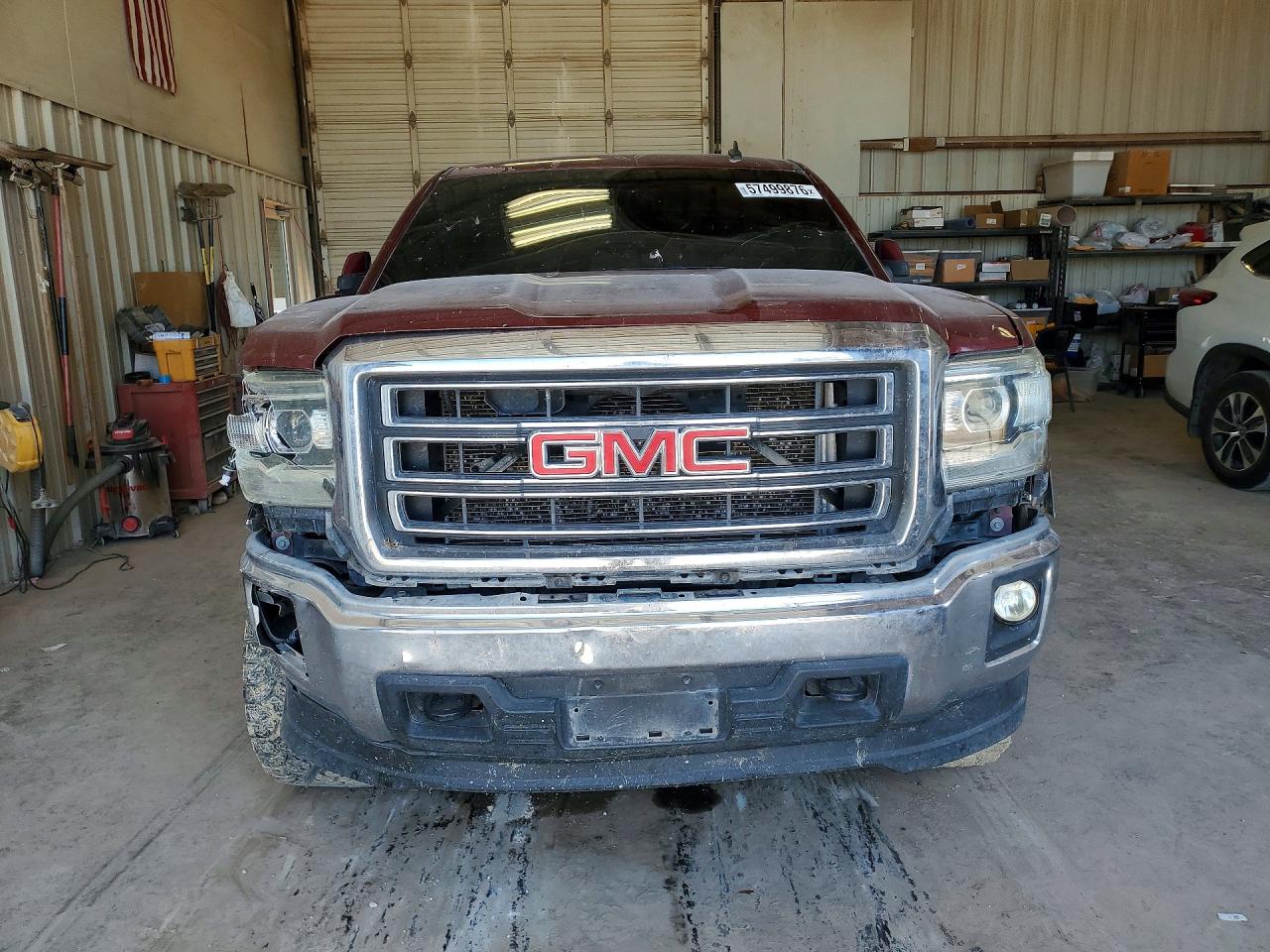 2014 Gmc Sierra K1500 Sle Maroon vin: 3GTU2UECXEG352236