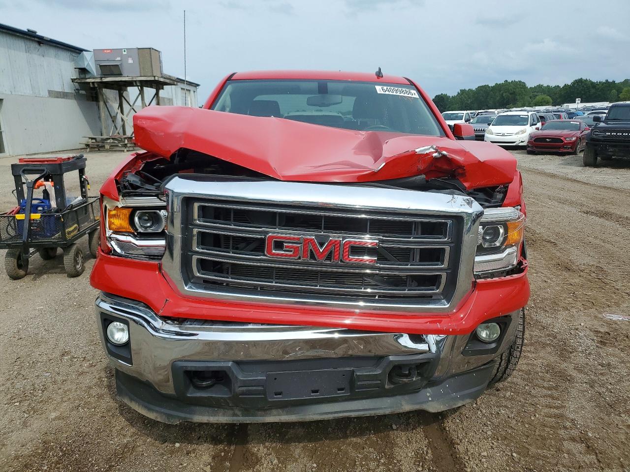 2014 Gmc Sierra K1500 Sle Красный vin: 3GTU2UECXEG377637