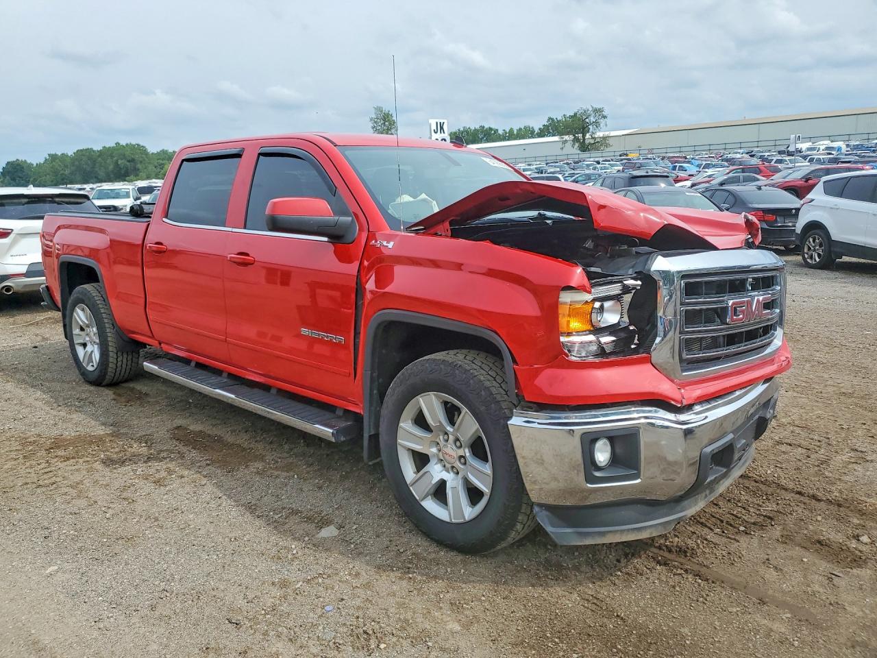 2014 Gmc Sierra K1500 Sle Красный vin: 3GTU2UECXEG377637