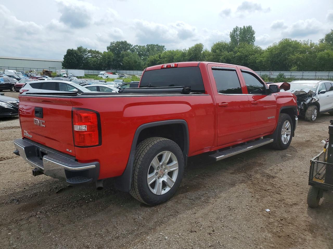 2014 Gmc Sierra K1500 Sle Красный vin: 3GTU2UECXEG377637