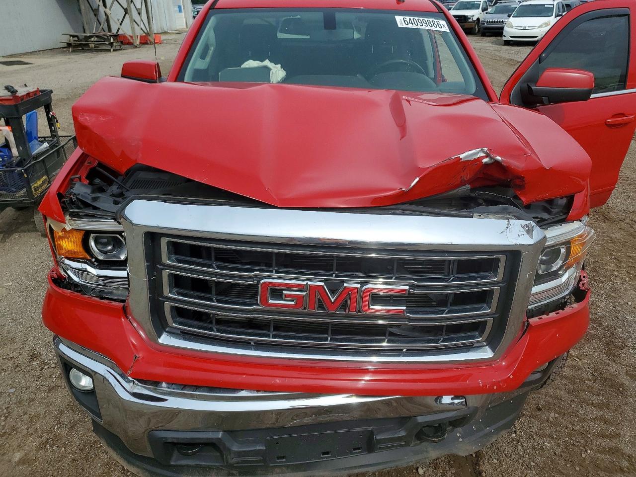 2014 Gmc Sierra K1500 Sle Красный vin: 3GTU2UECXEG377637