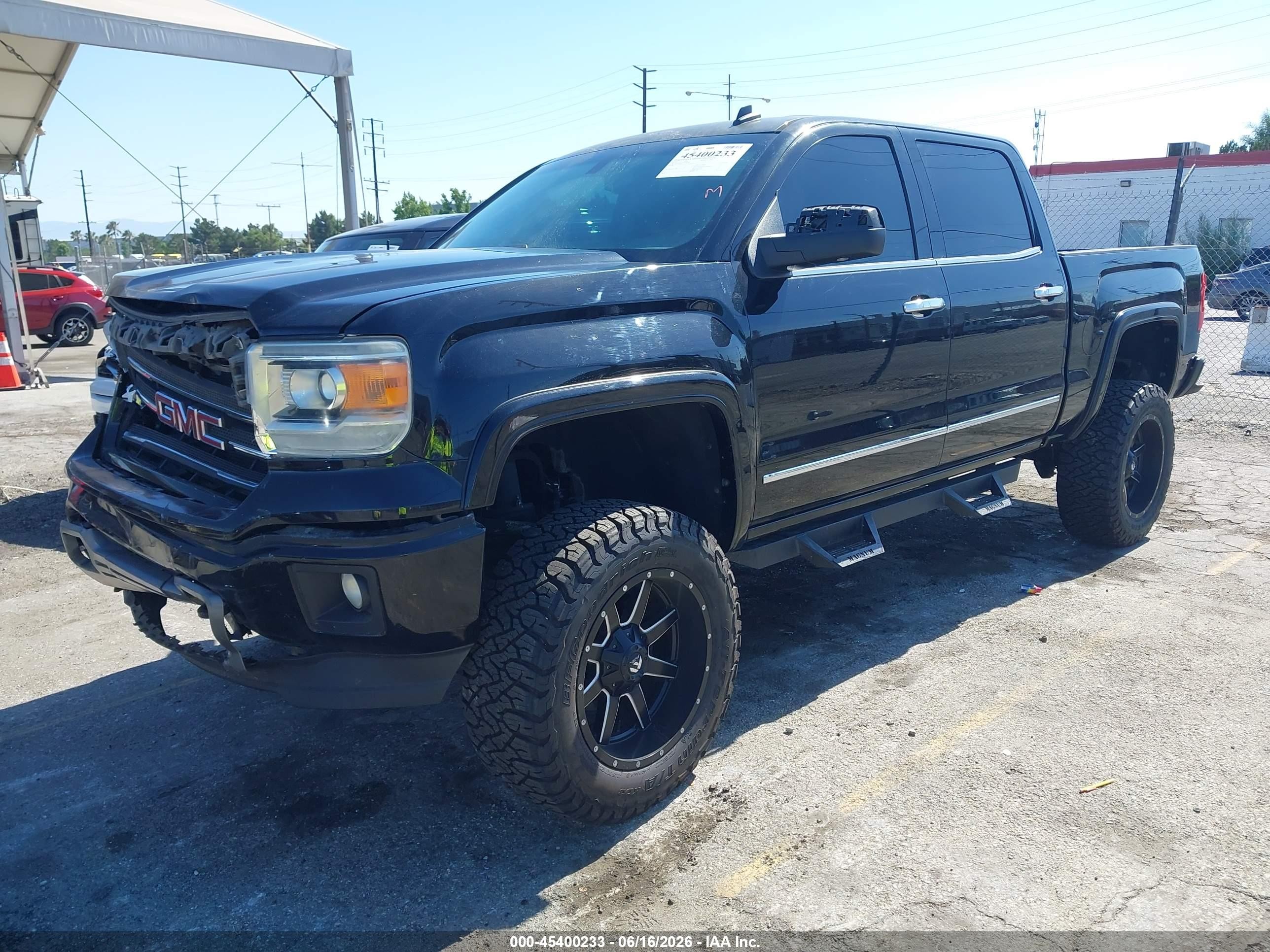 2014 Gmc Sierra 1500 Sle Black vin: 3GTU2UECXEG487748