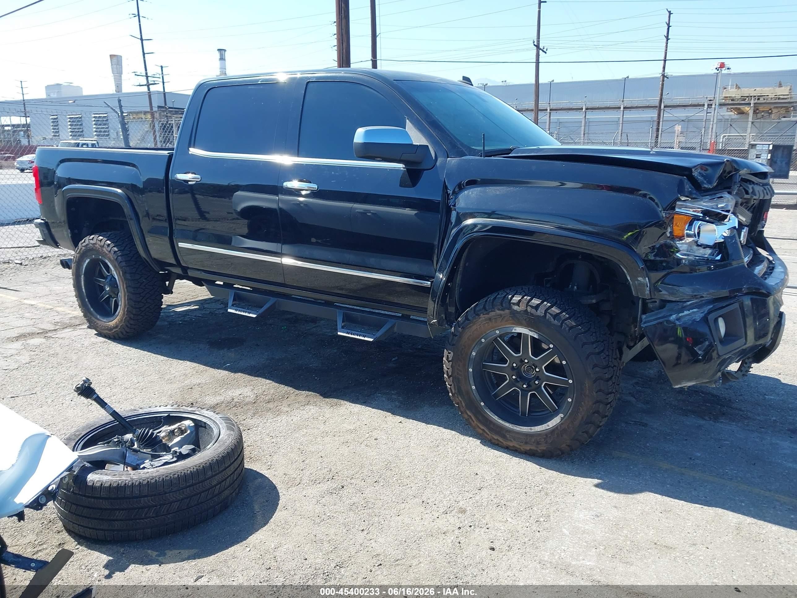 2014 Gmc Sierra 1500 Sle Black vin: 3GTU2UECXEG487748