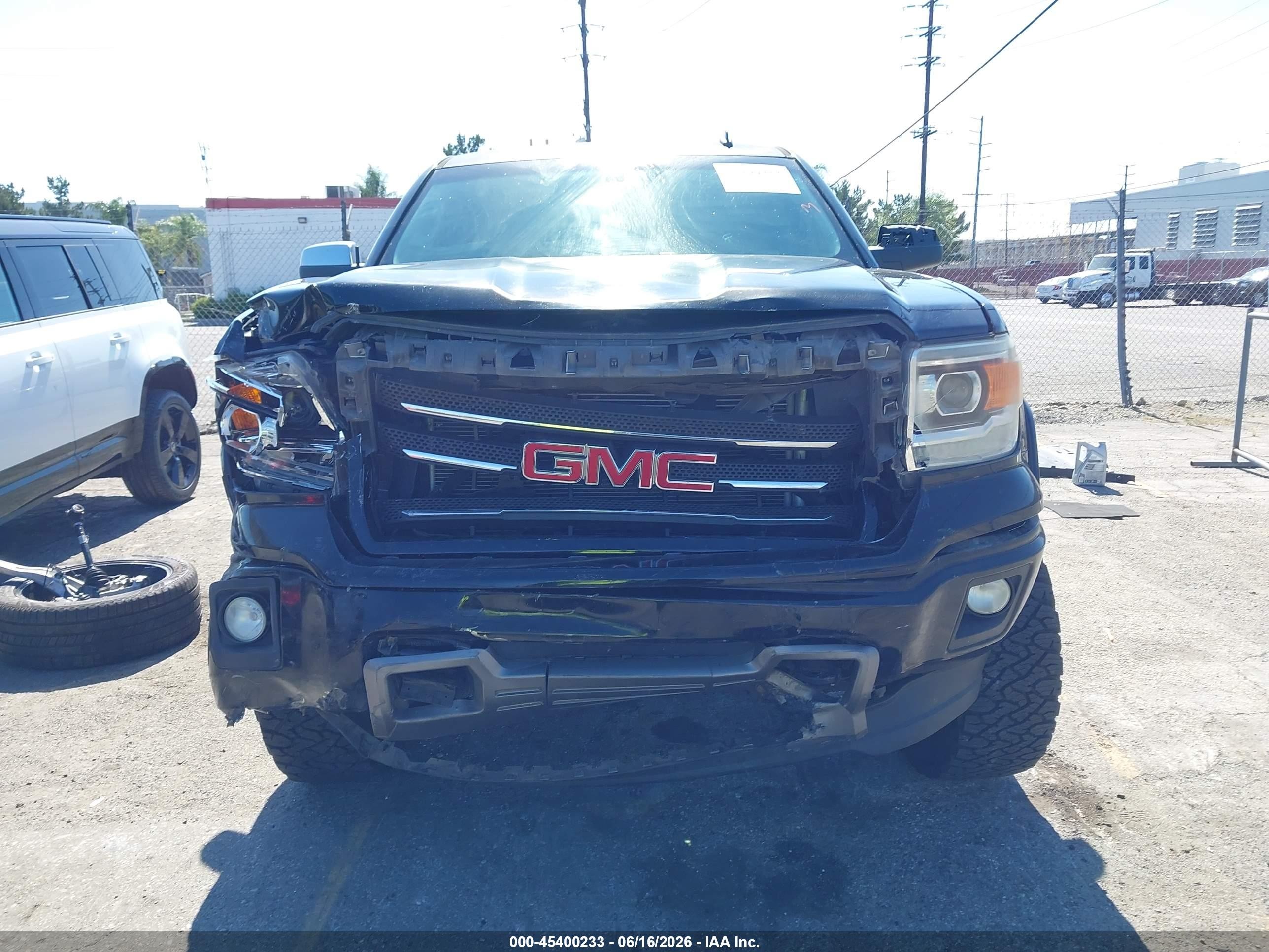 2014 Gmc Sierra 1500 Sle Black vin: 3GTU2UECXEG487748