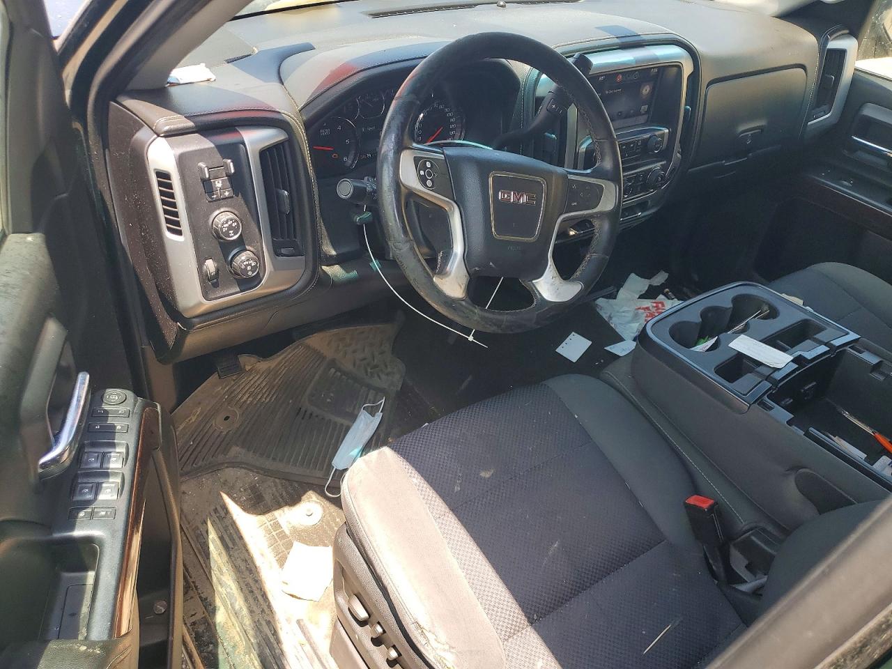 2015 Gmc Sierra K1500 Sle Green vin: 3GTU2UECXFG126957