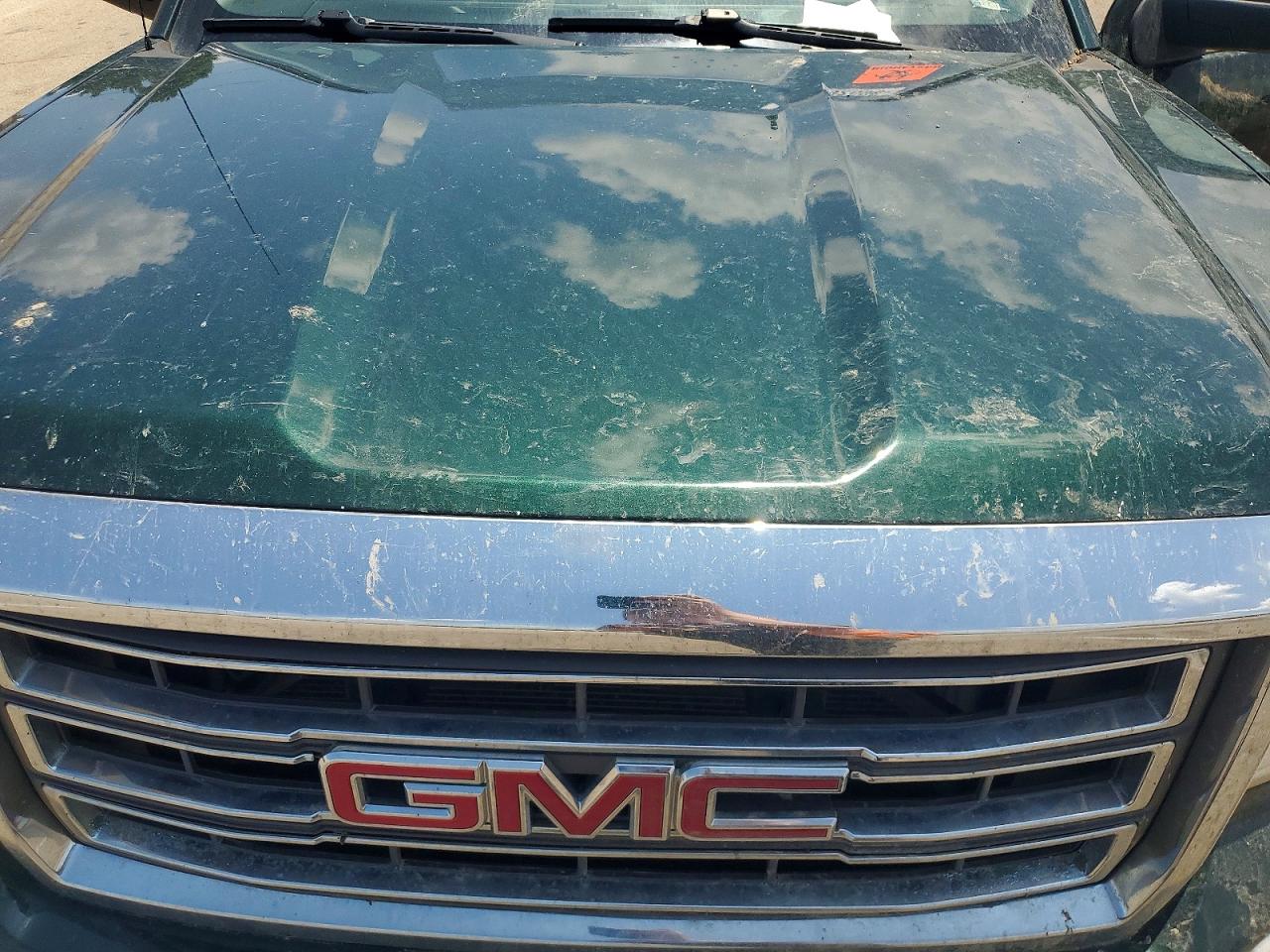 2015 Gmc Sierra K1500 Sle Green vin: 3GTU2UECXFG126957