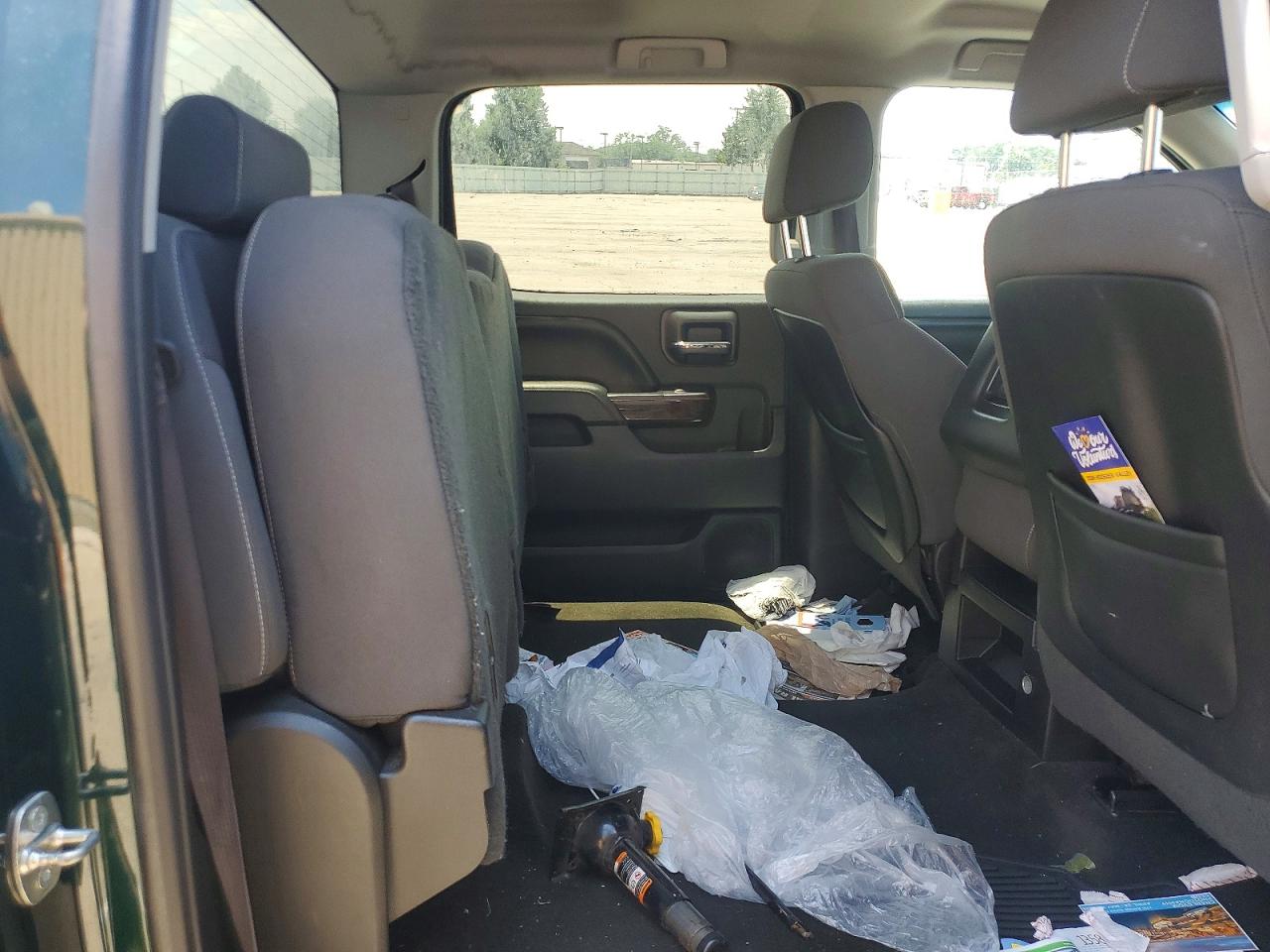 2015 Gmc Sierra K1500 Sle Green vin: 3GTU2UECXFG126957