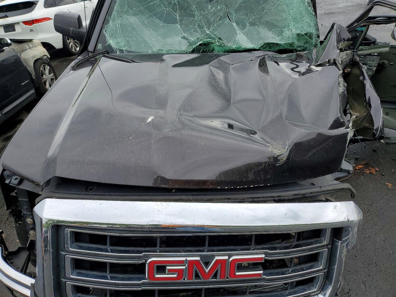 2015 Gmc Sierra K1500 Sle Gray vin: 3GTU2UECXFG173695