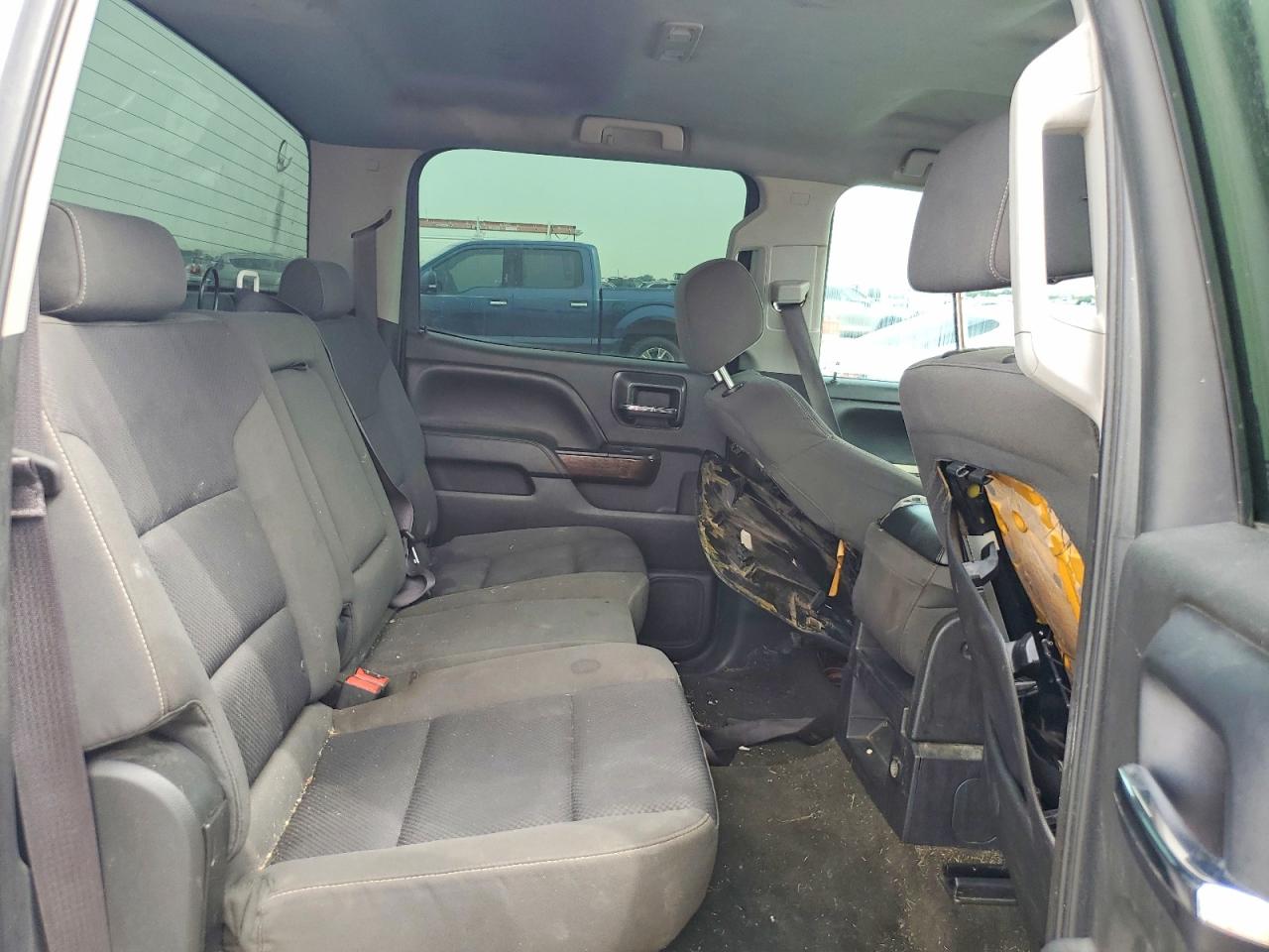 2015 Gmc Sierra K1500 Sle White vin: 3GTU2UECXFG205383