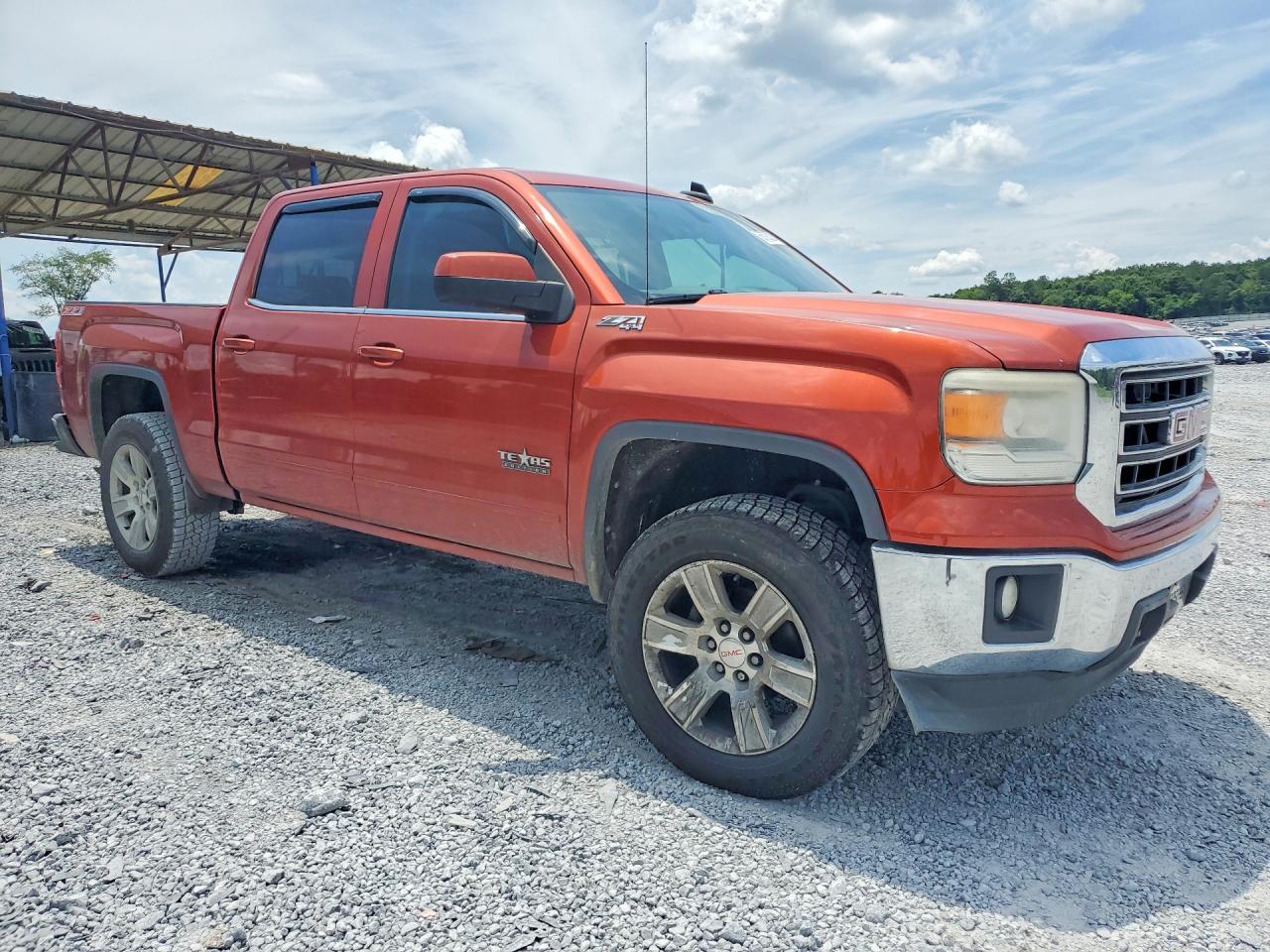 2015 Gmc Sierra K1500 Sle Orange vin: 3GTU2UECXFG210468