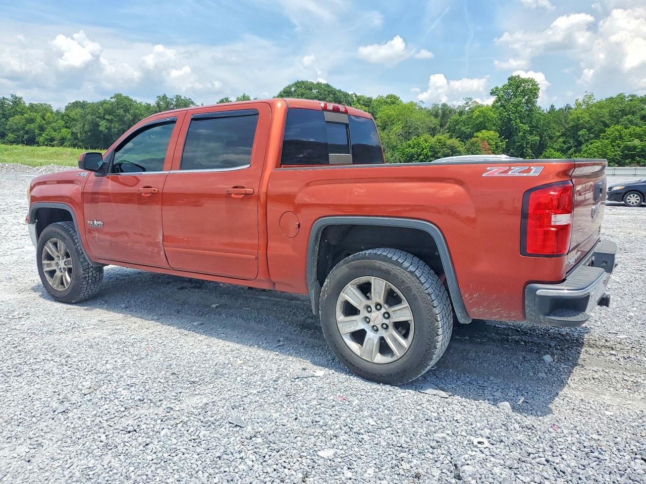 2015 Gmc Sierra K1500 Sle Orange vin: 3GTU2UECXFG210468