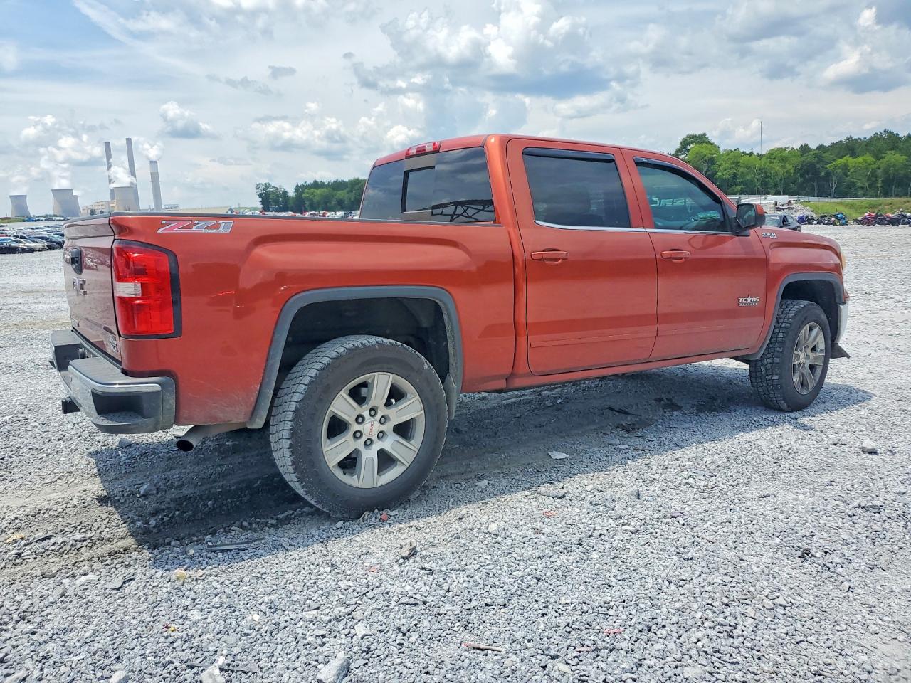 2015 Gmc Sierra K1500 Sle Orange vin: 3GTU2UECXFG210468