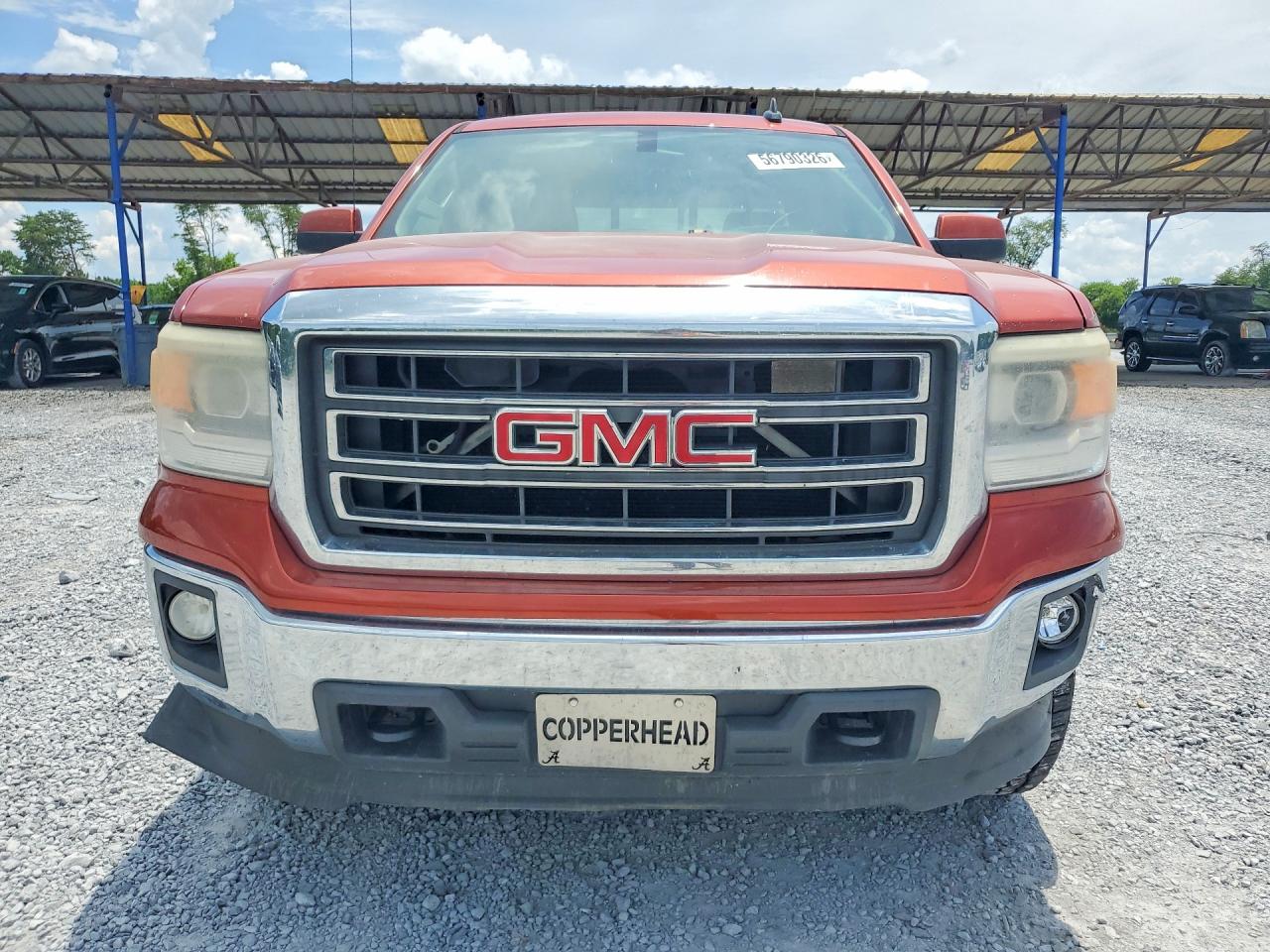 2015 Gmc Sierra K1500 Sle Orange vin: 3GTU2UECXFG210468