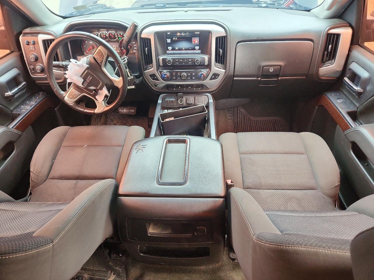 2015 Gmc Sierra K1500 Sle Черный vin: 3GTU2UECXFG442908