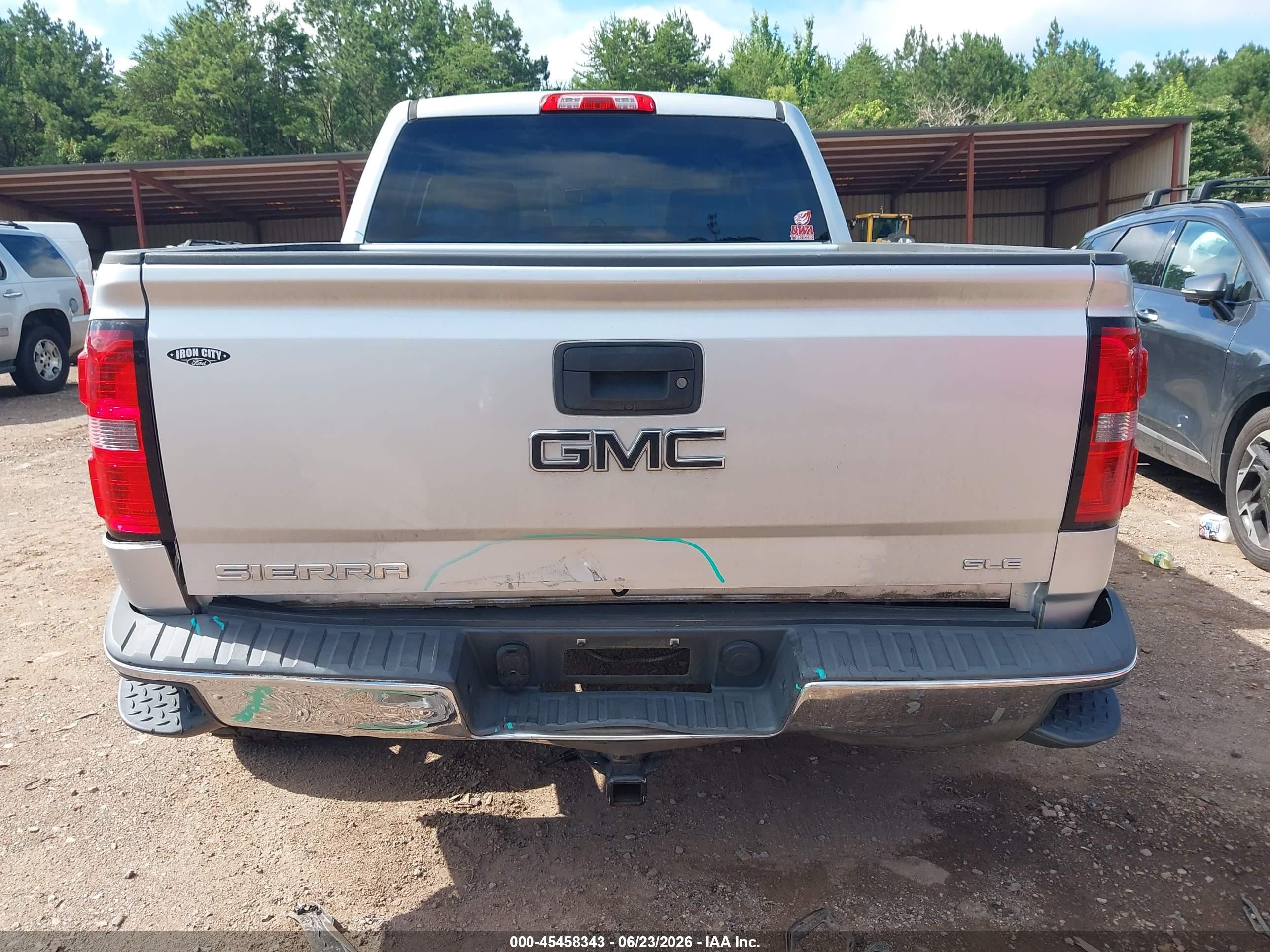 2014 Gmc Sierra 1500 Sle Silver vin: 3GTU2UEH1EG176916
