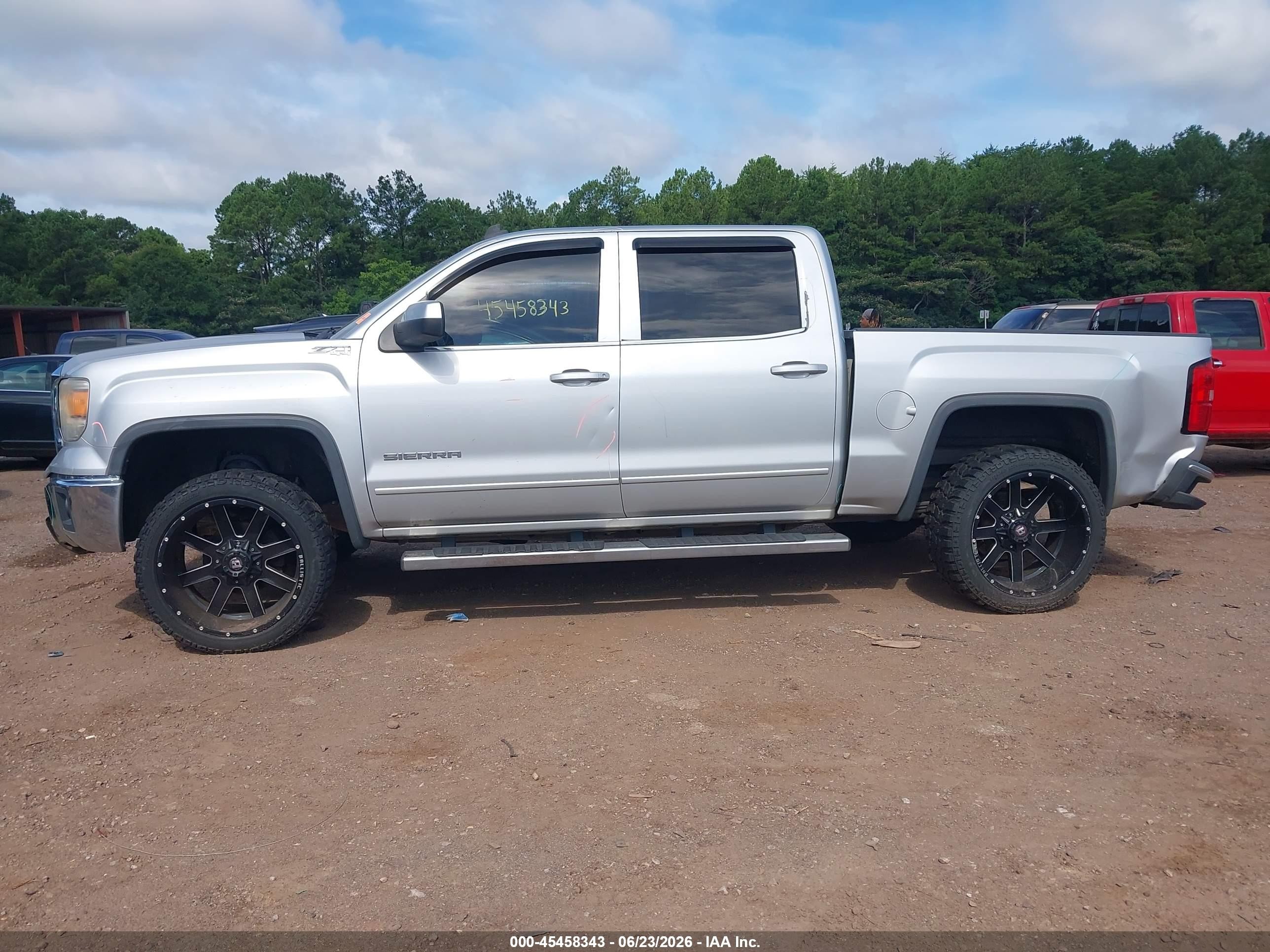 2014 Gmc Sierra 1500 Sle Silver vin: 3GTU2UEH1EG176916