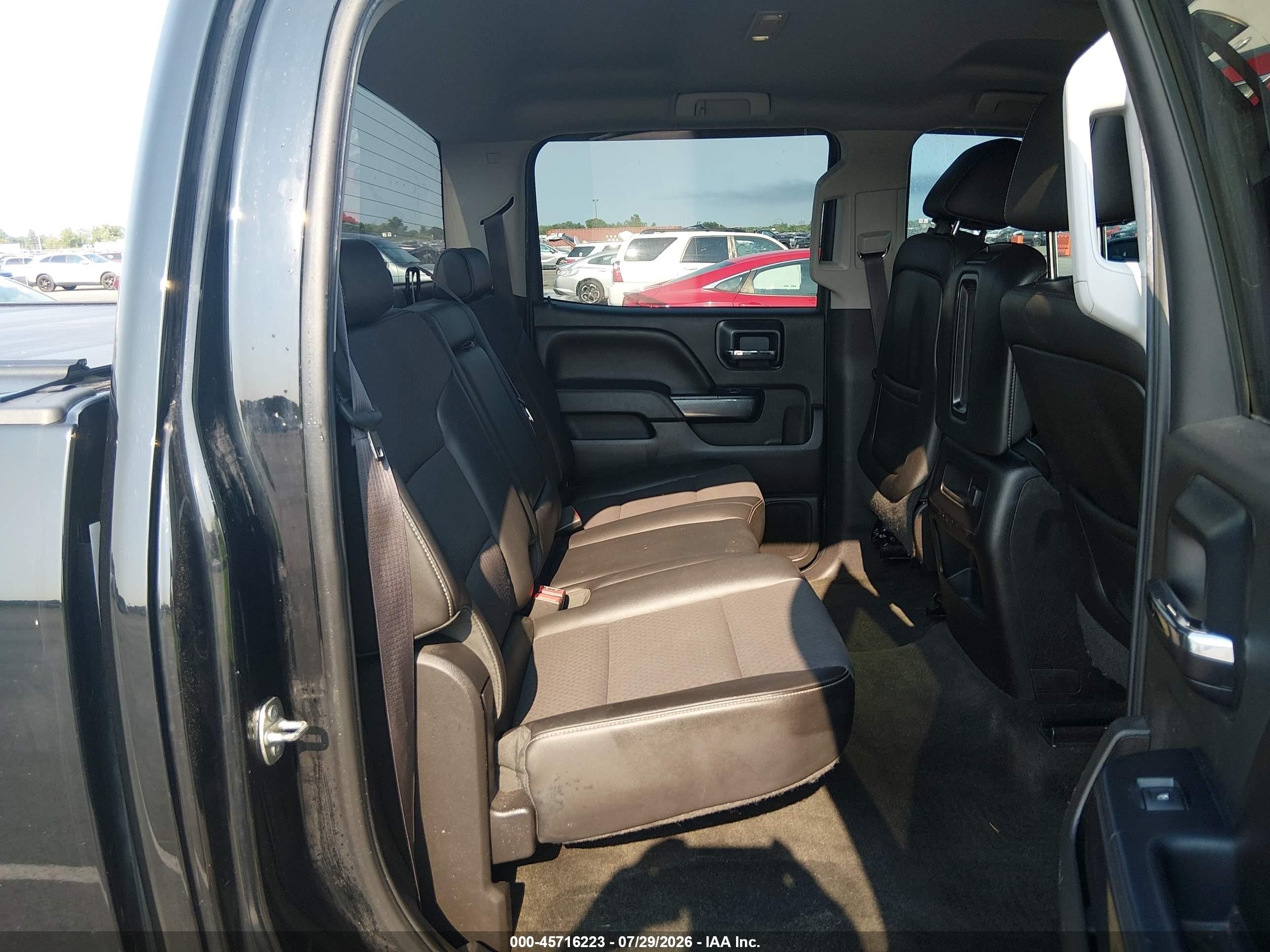 2015 Gmc Sierra 1500 Sle Черный vin: 3GTU2UEH2FG198554