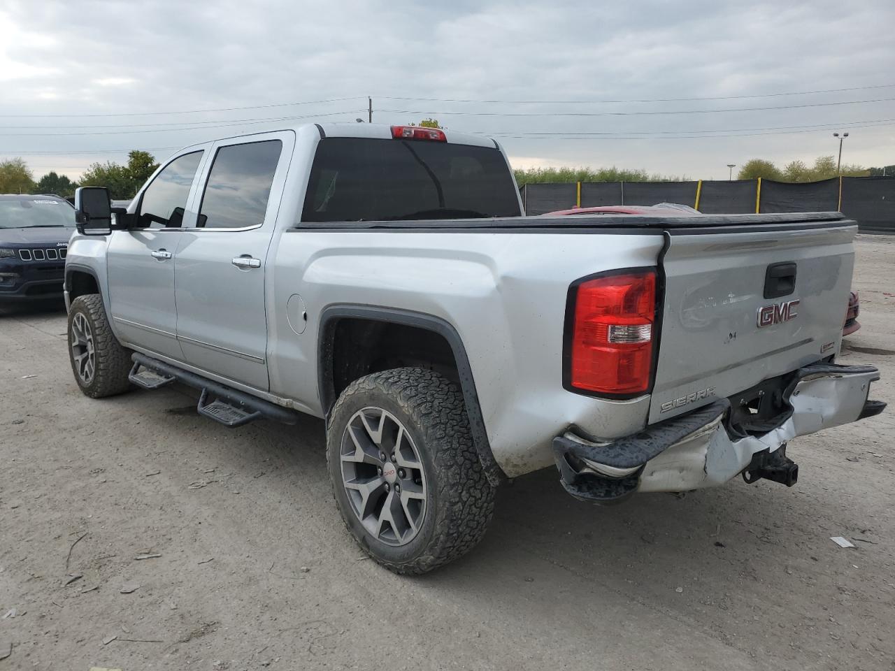 2014 Gmc Sierra K1500 Sle Silver vin: 3GTU2UEH3EG487490