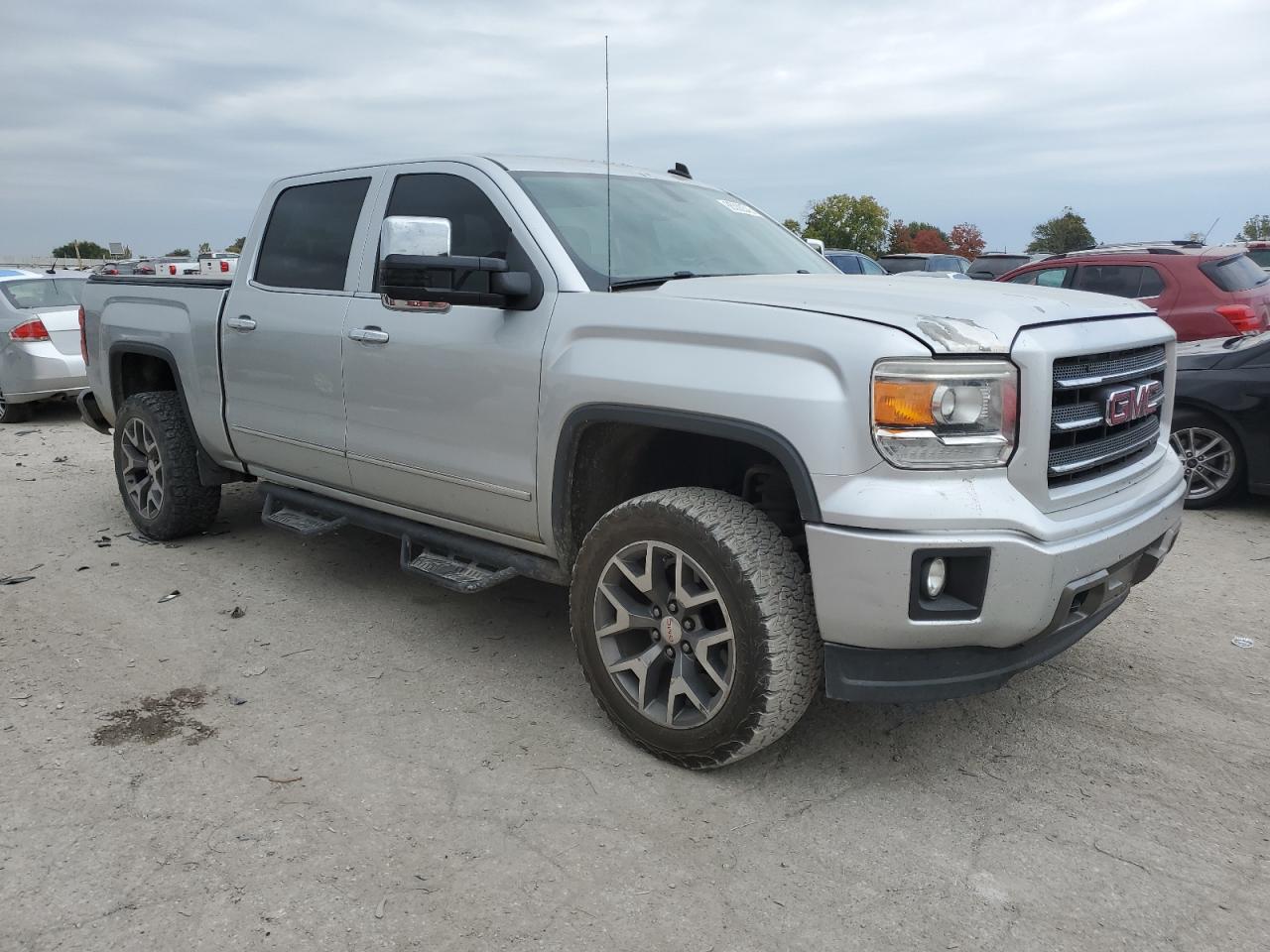 2014 Gmc Sierra K1500 Sle Silver vin: 3GTU2UEH3EG487490