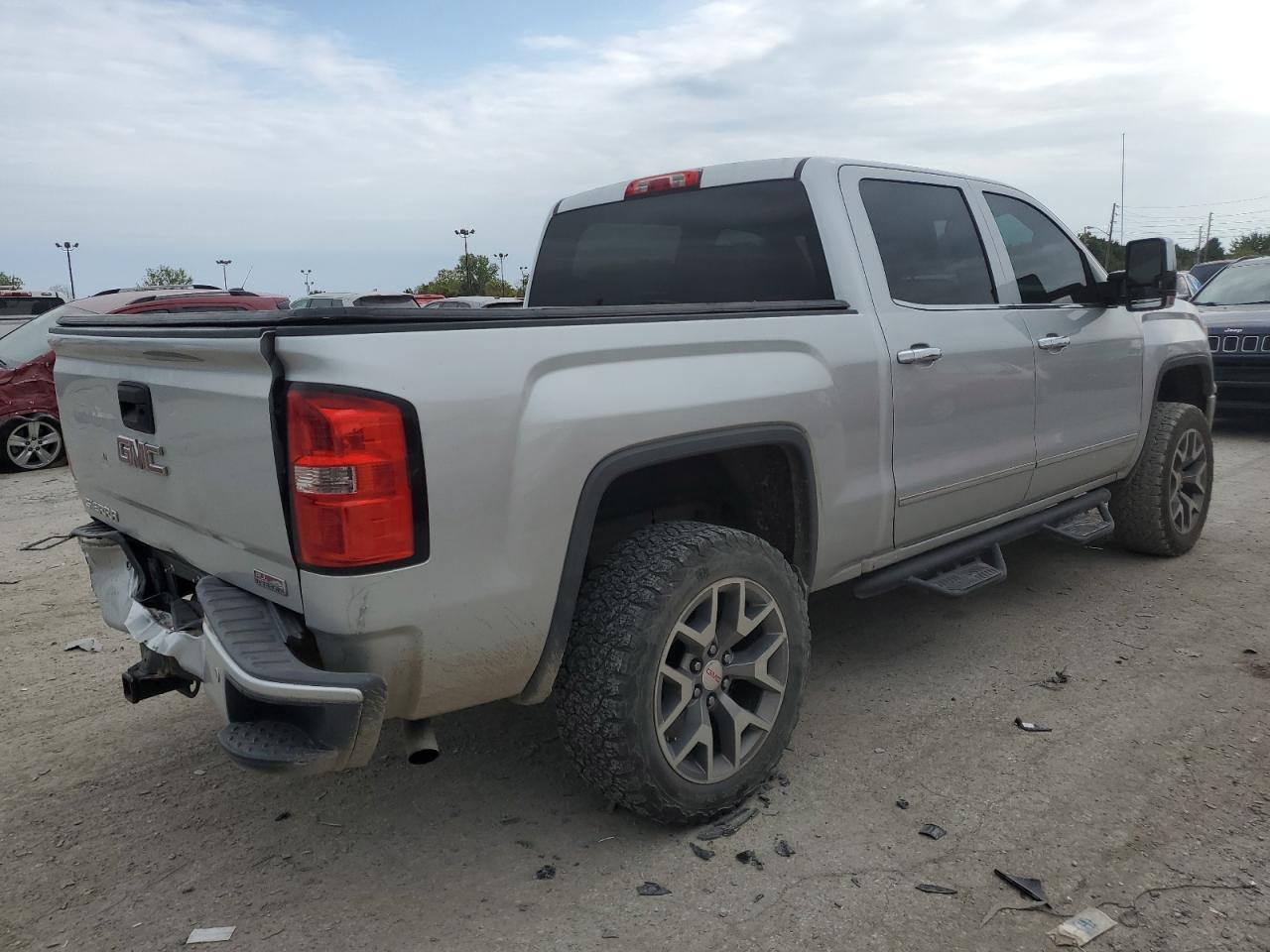 2014 Gmc Sierra K1500 Sle Silver vin: 3GTU2UEH3EG487490