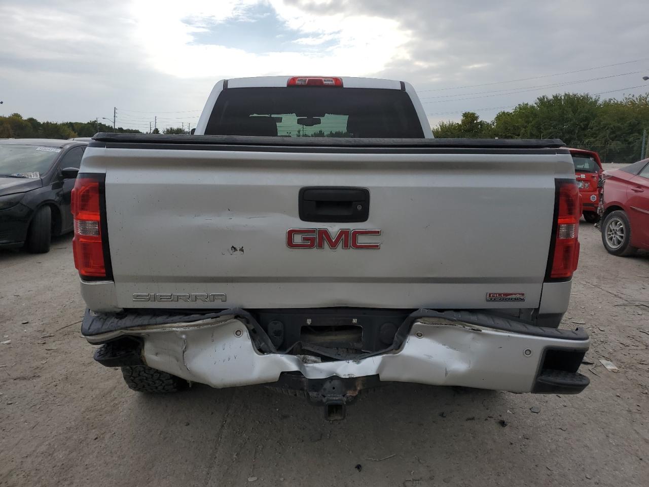 2014 Gmc Sierra K1500 Sle Silver vin: 3GTU2UEH3EG487490