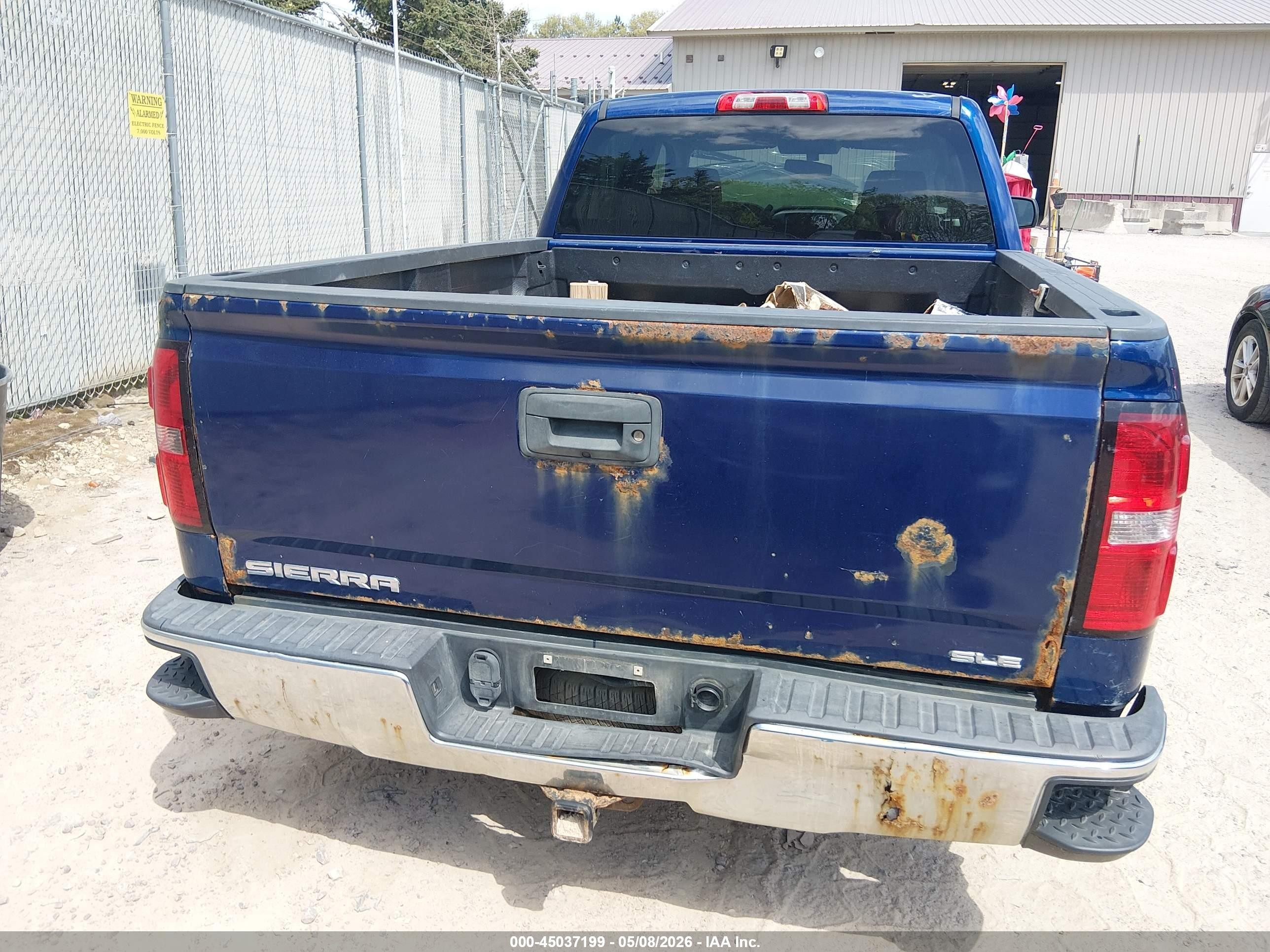 2014 Gmc Sierra 1500 Sle Синий vin: 3GTU2UEH4EG243007