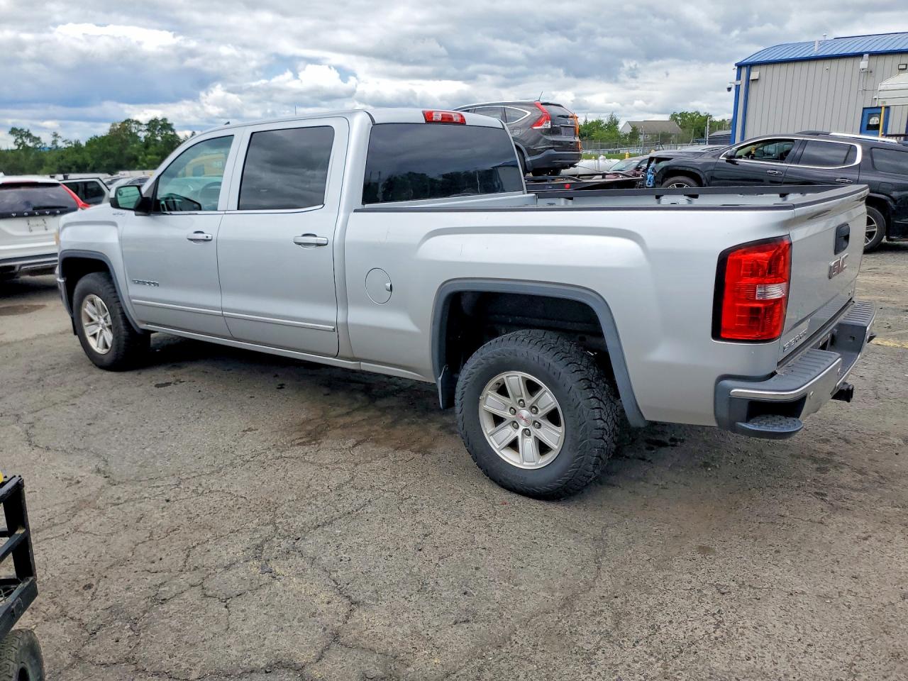 2014 Gmc Sierra K1500 Sle Silver vin: 3GTU2UEH6EG305894
